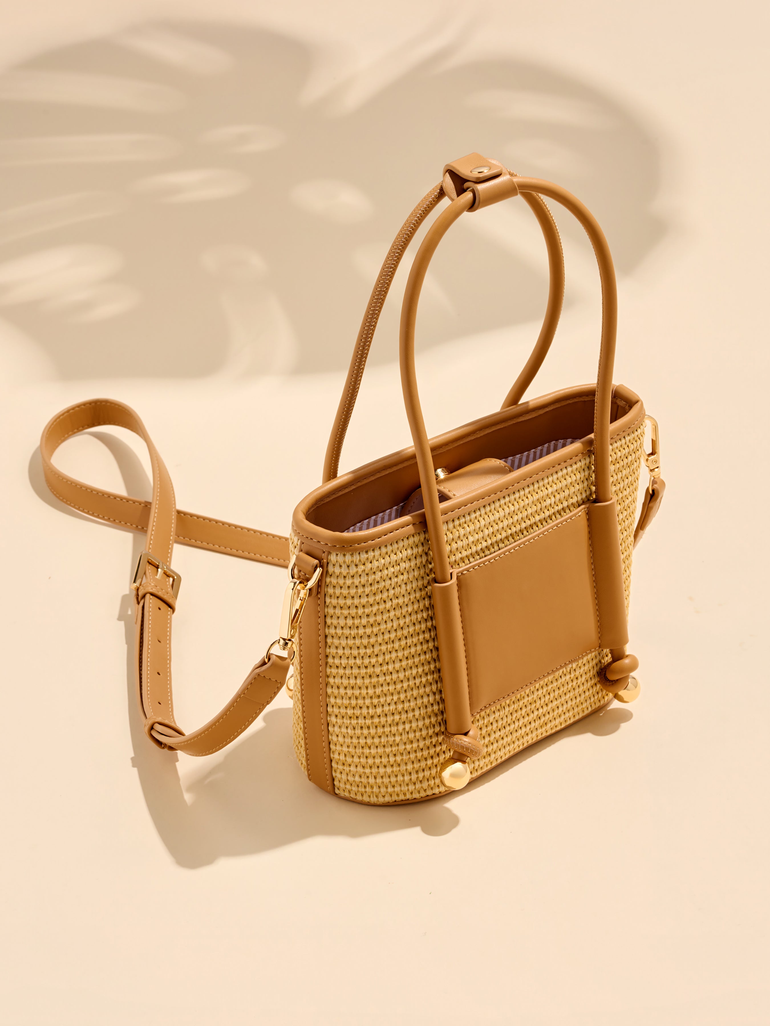 Shiraleah Salerno Mini Tote TAN