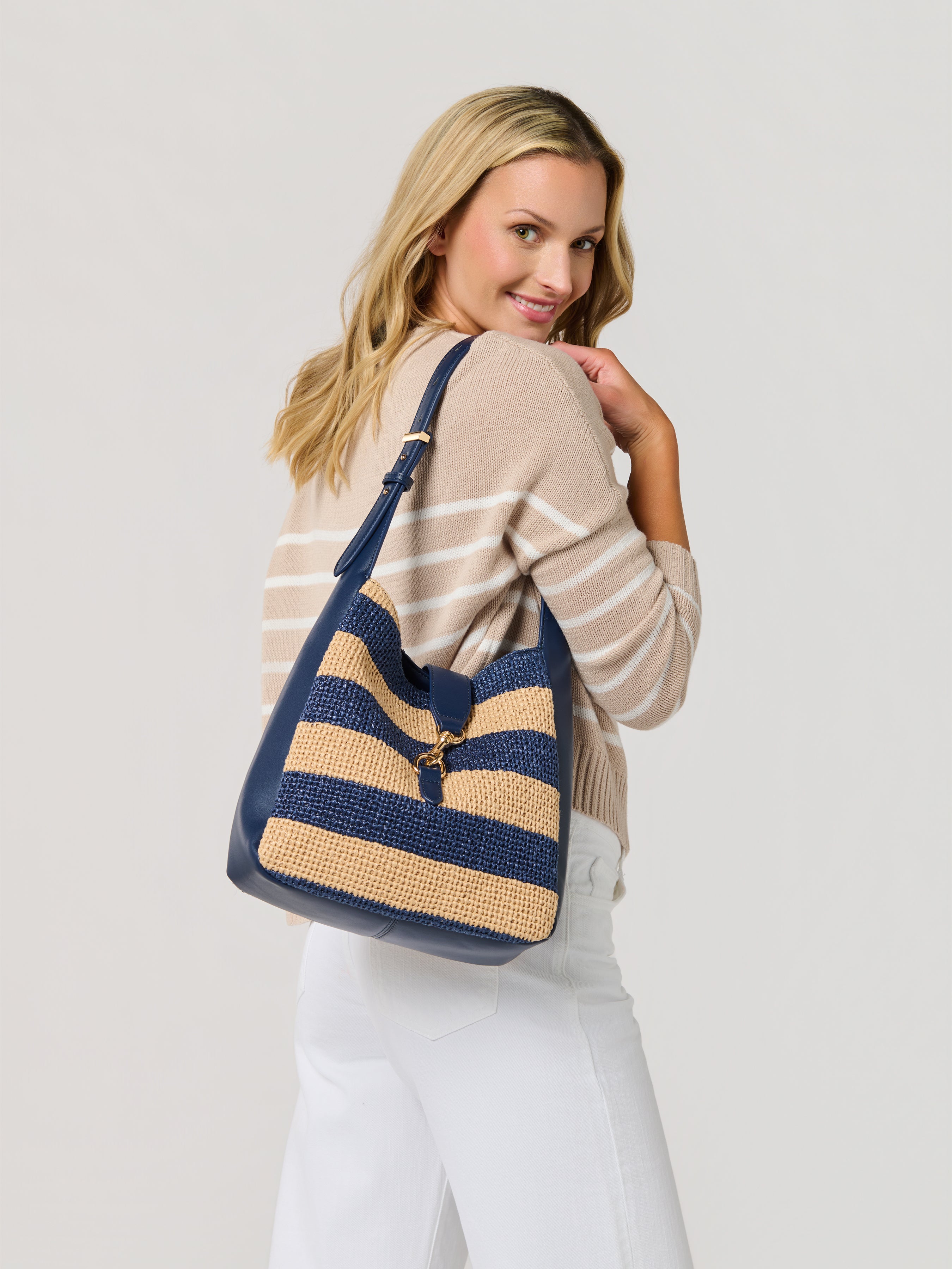 Shiraleah Rina Shoulder Bag, Navy
