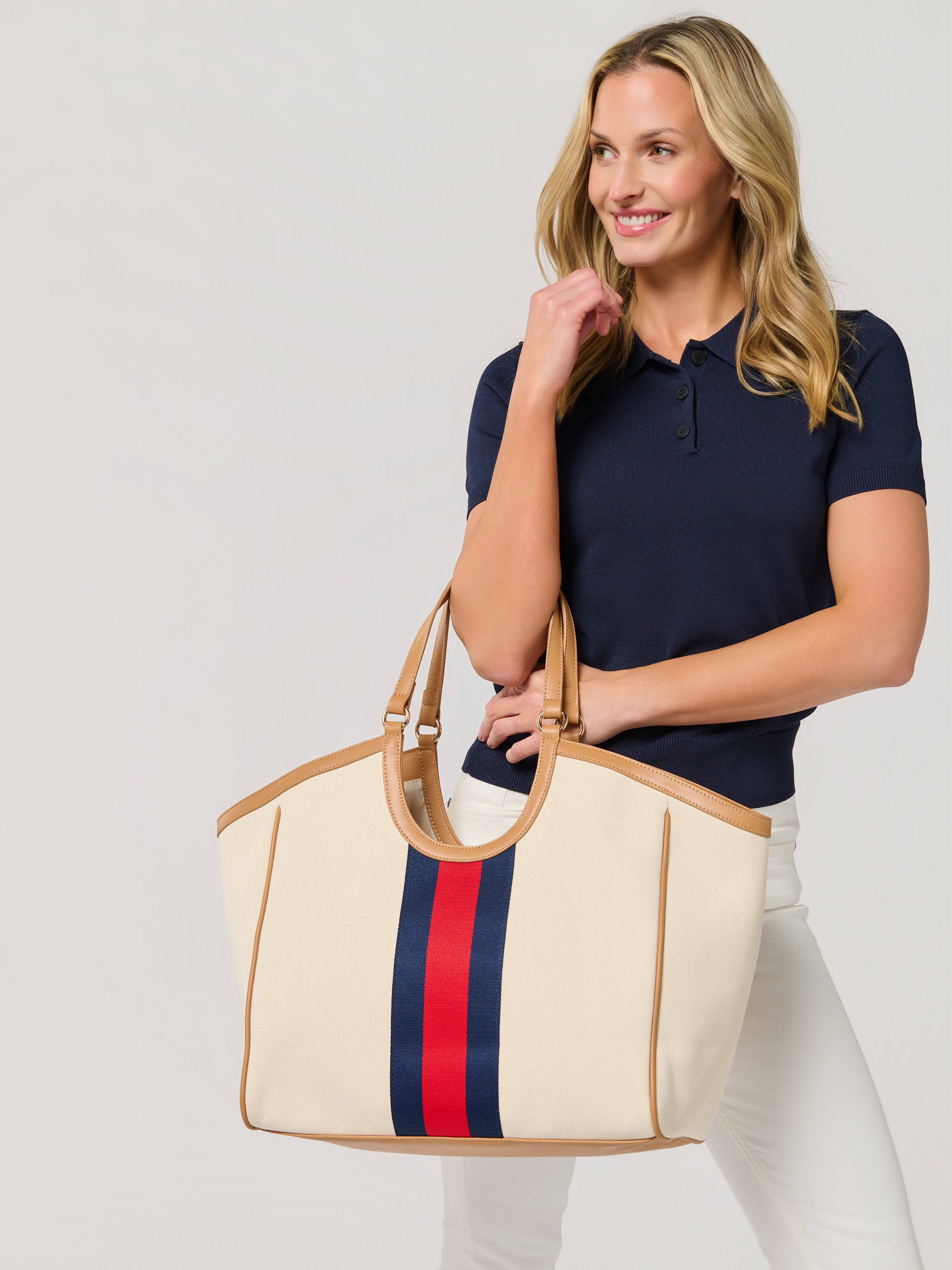 Shiraleah Scala Tote IVORY