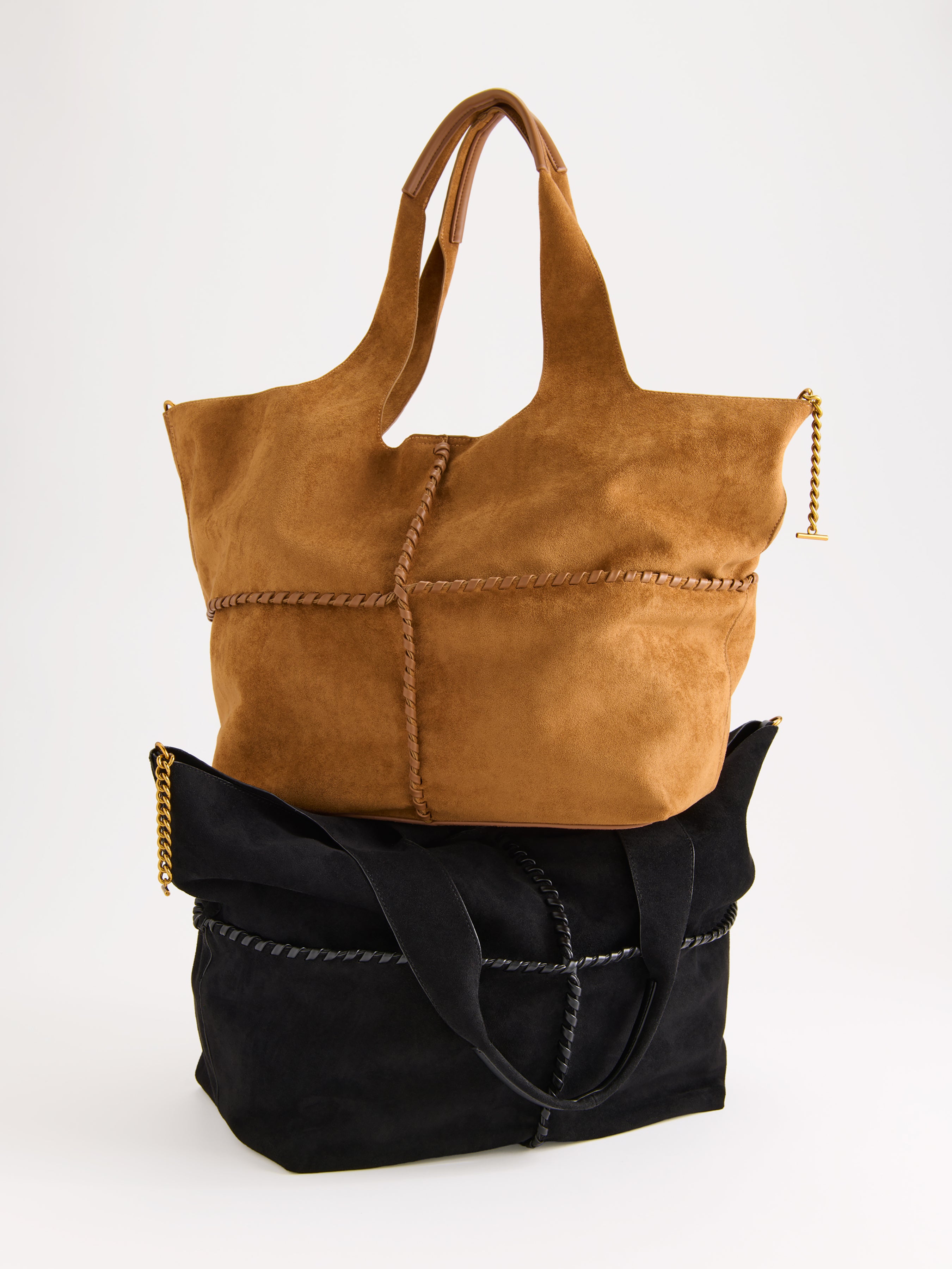 Shiraleah Paige Slouchy Tote BLACK / OS