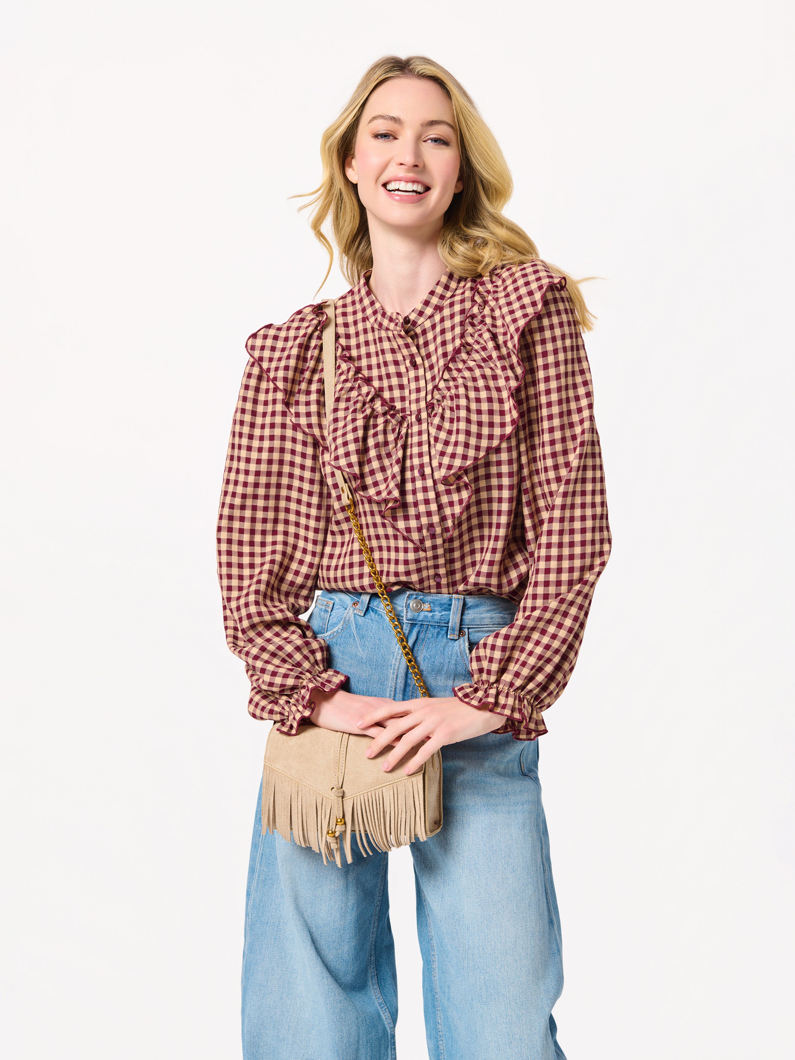 Shiraleah Janis Cross-Body/Wristlet CLAY / OS