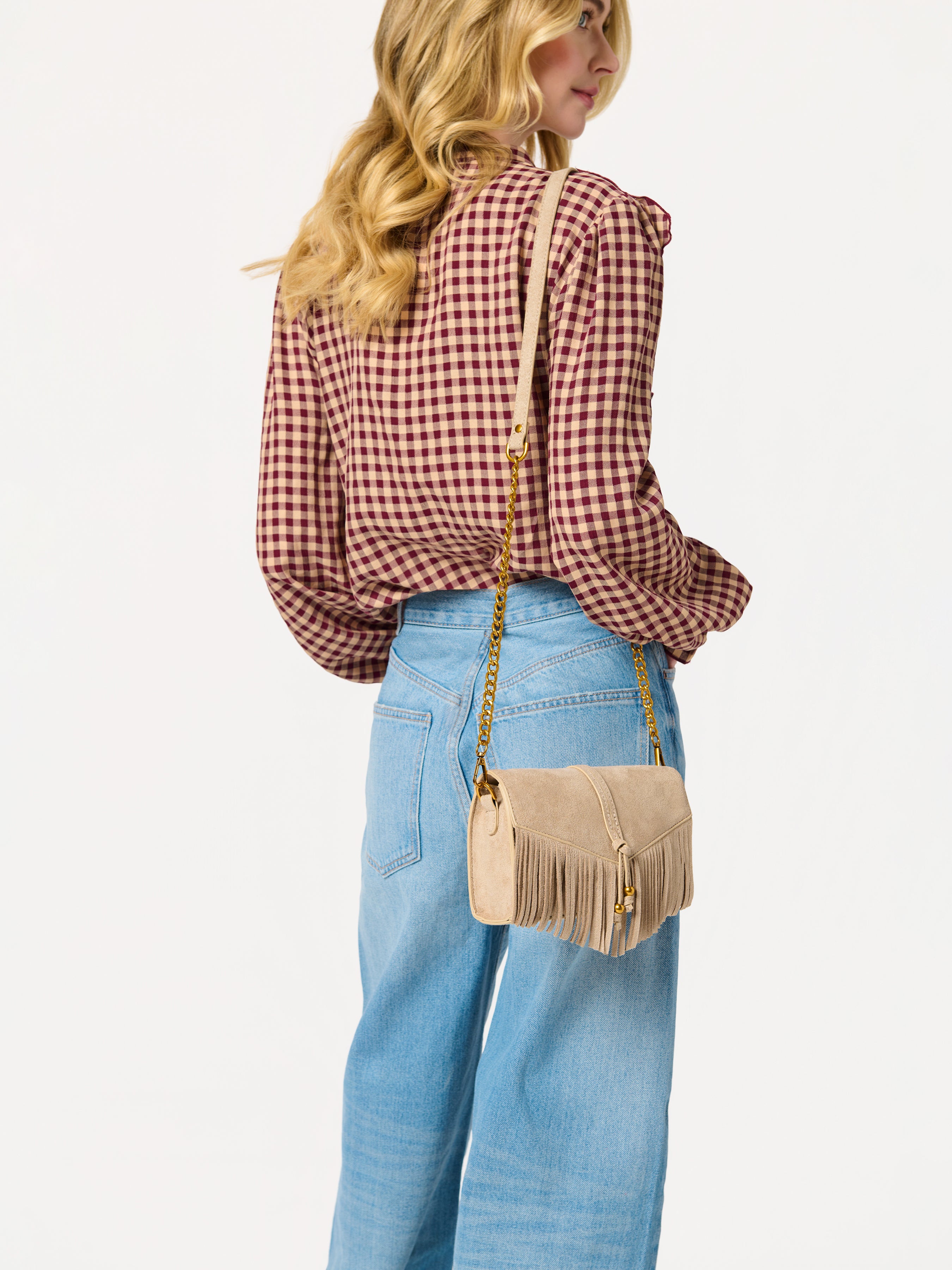 Shiraleah Janis Cross-Body/Wristlet CLAY / OS