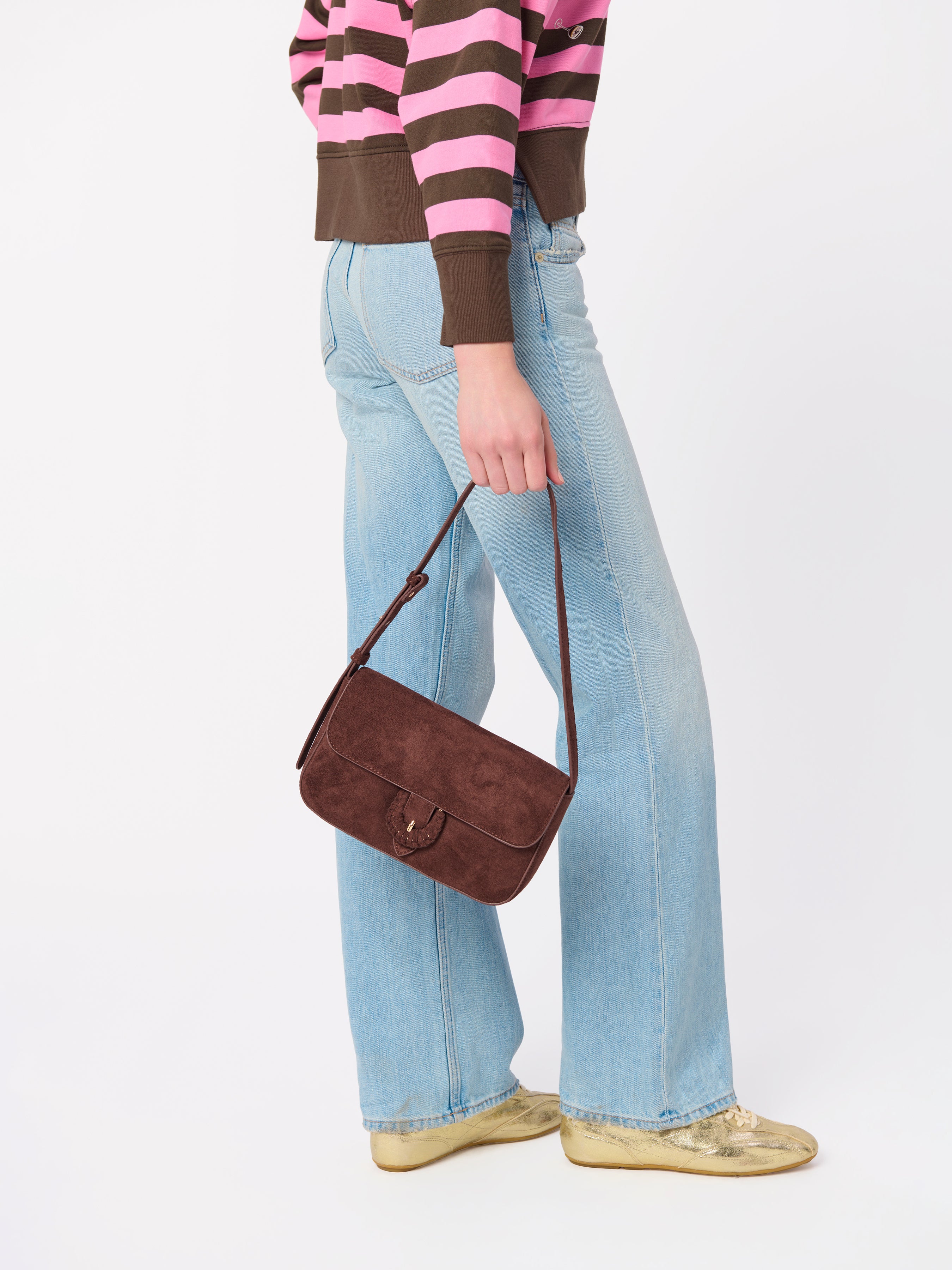 Shiraleah Juliette Shoulder Bag CHOCOLATE / OS
