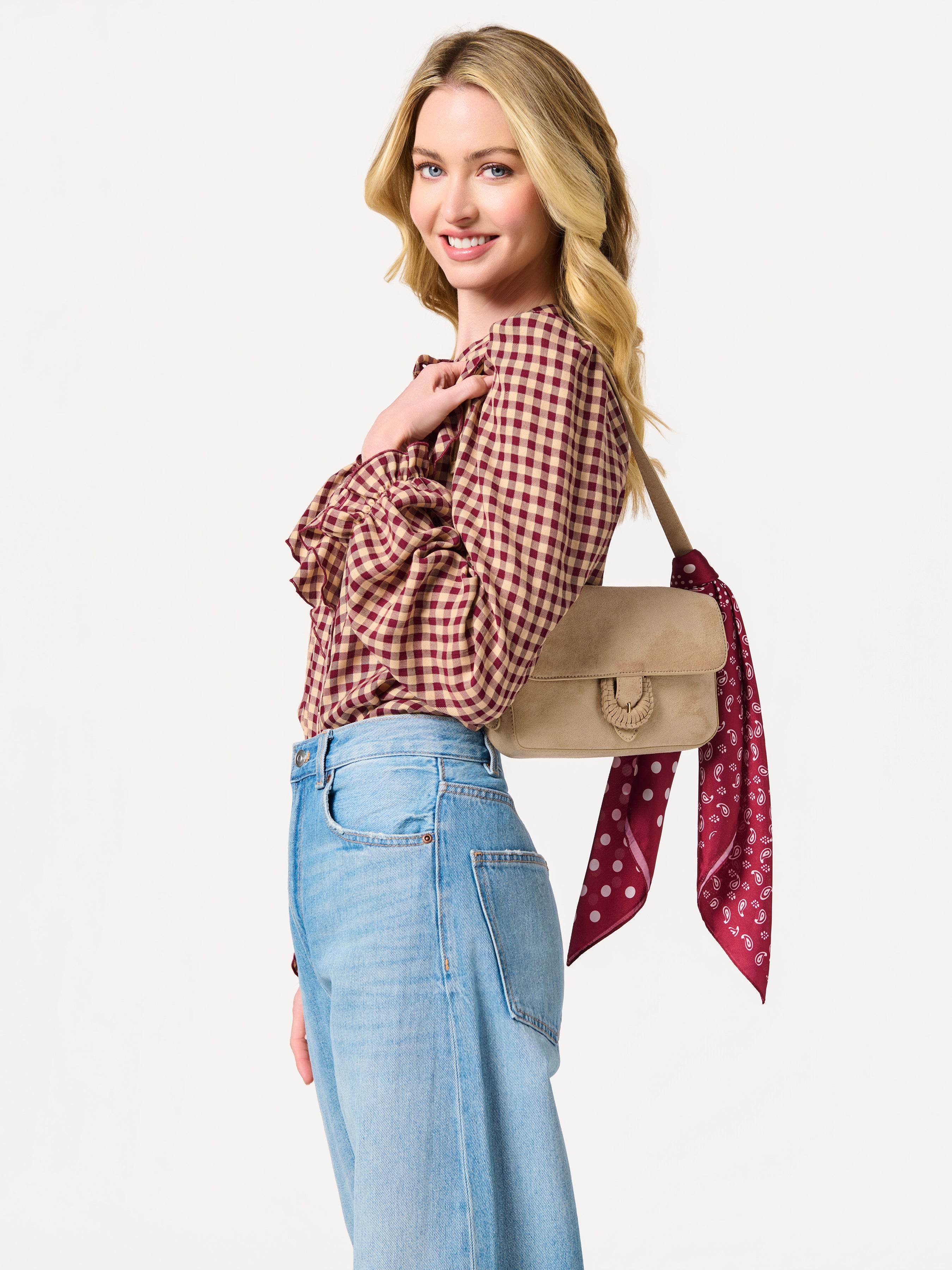 Shiraleah Juliette Shoulder Bag IVORY / OS