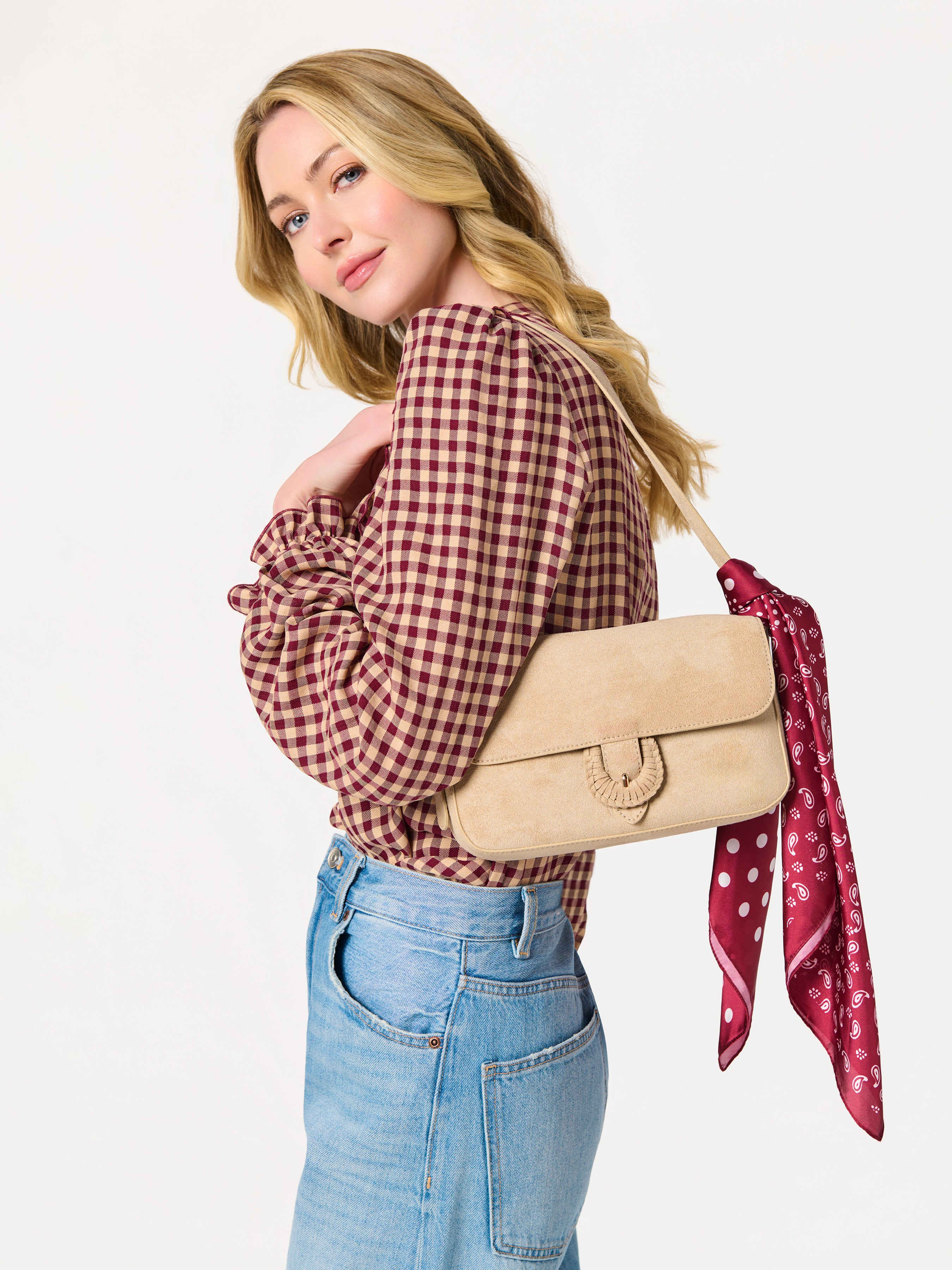 Shiraleah Juliette Shoulder Bag IVORY / OS
