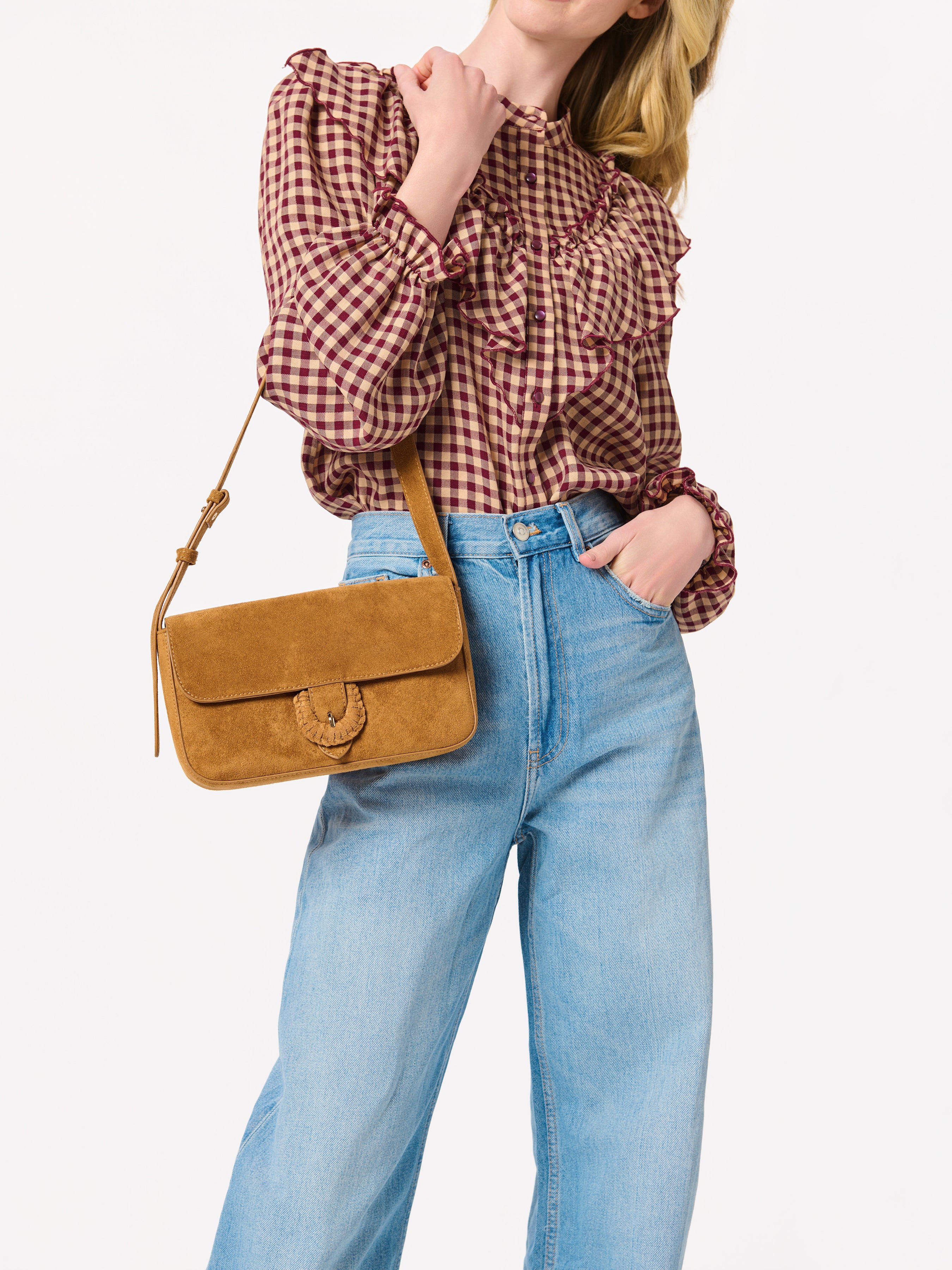 Shiraleah Juliette Shoulder Bag SADDLE / OS