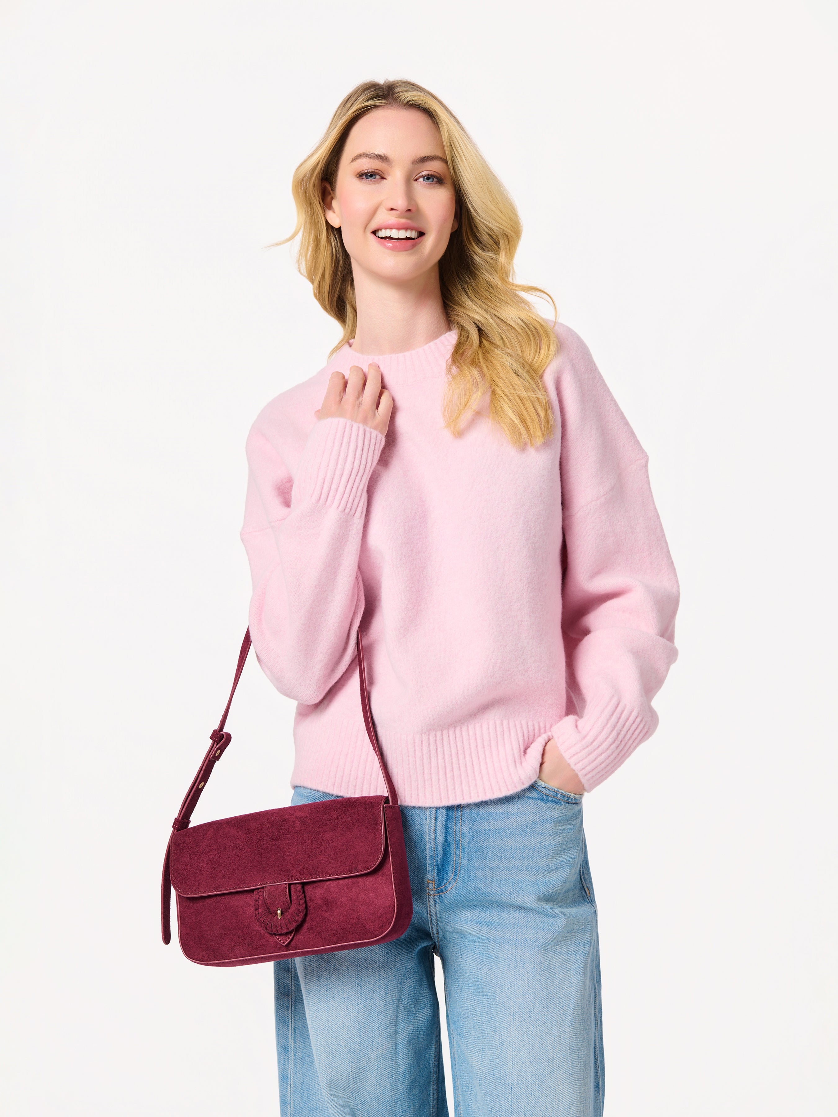 Shiraleah Juliette Shoulder Bag WINE / OS