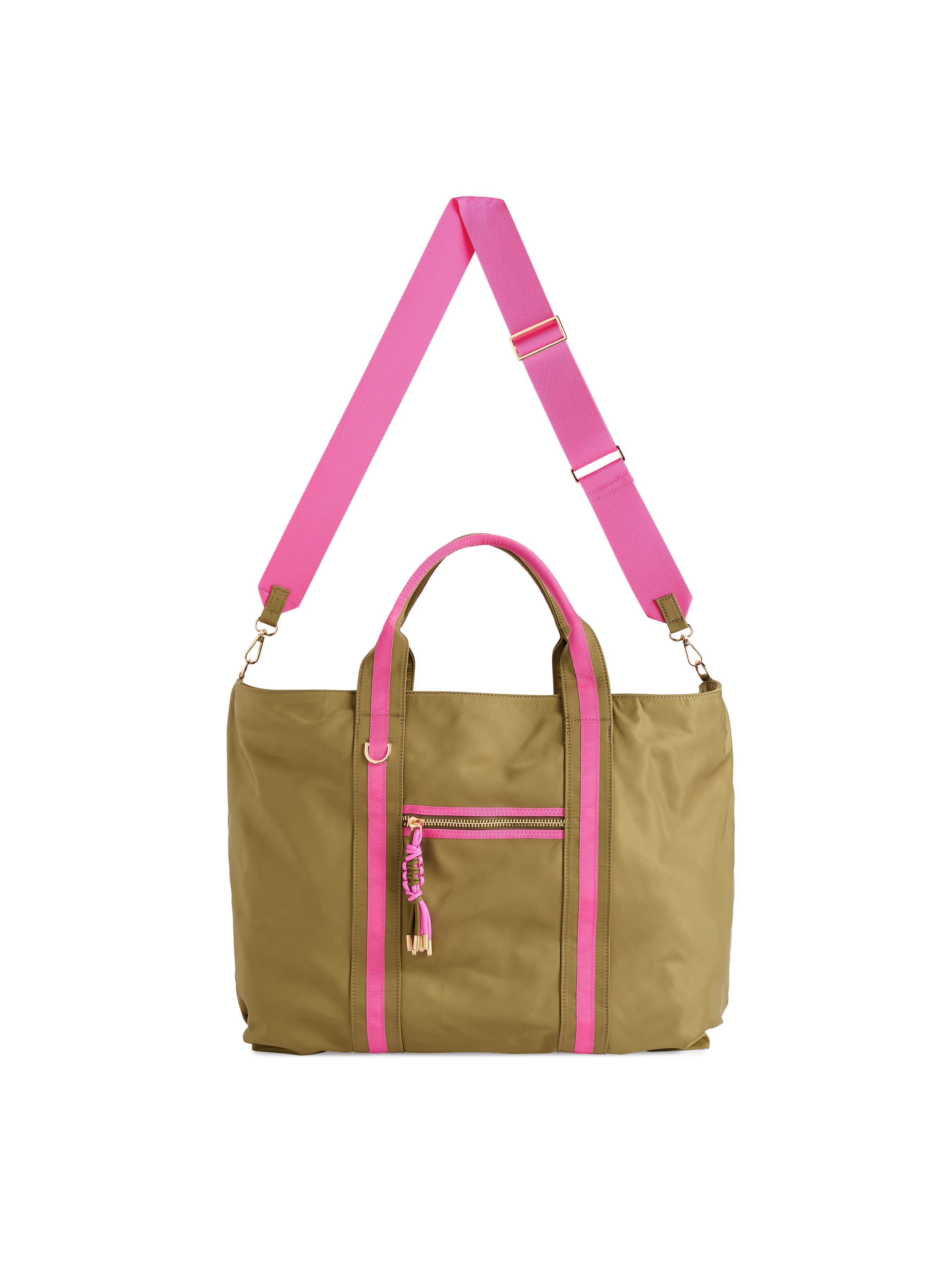 Shiraleah Jet Travel Tote OLIVE / OS