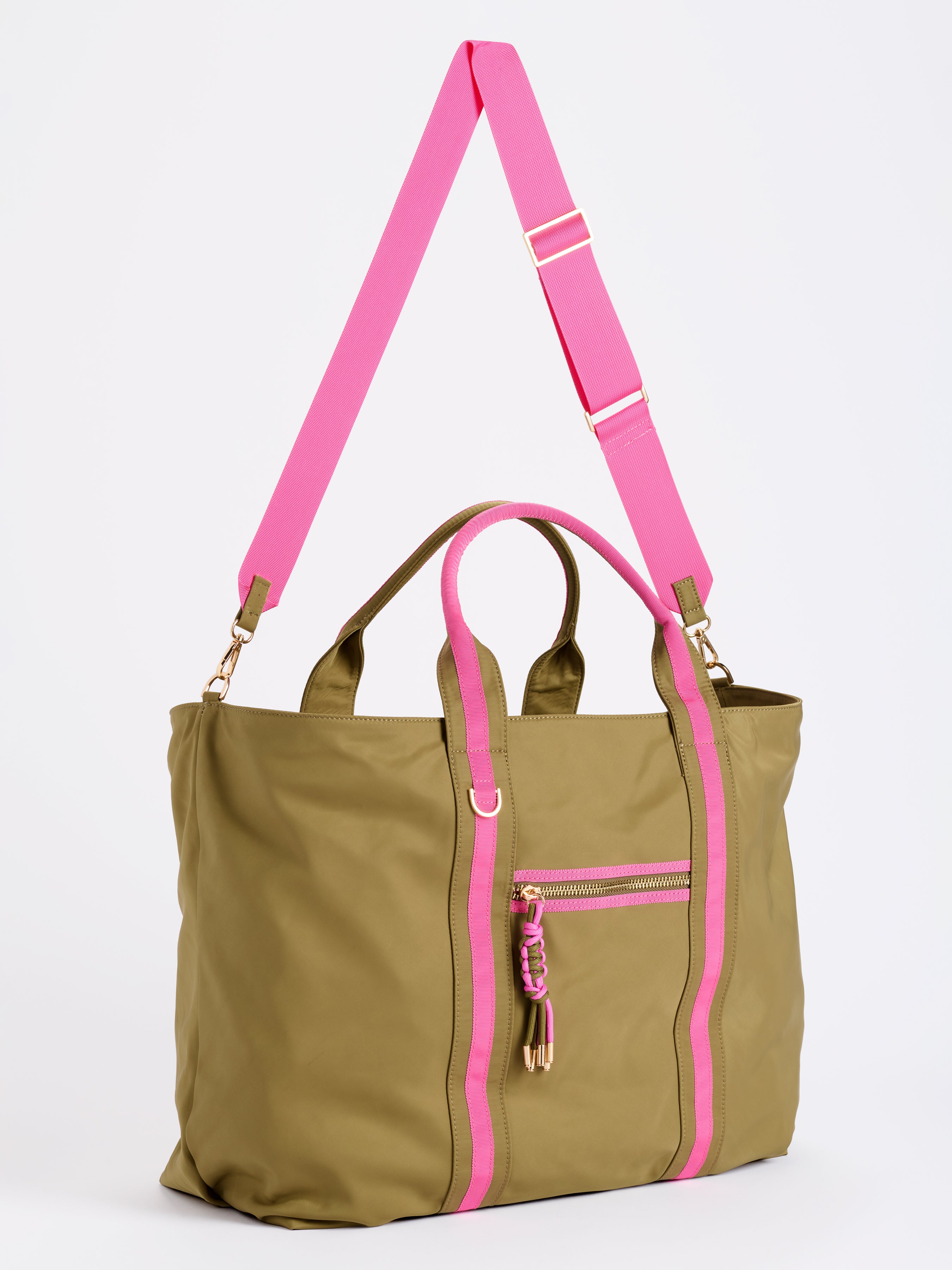 Shiraleah Jet Travel Tote OLIVE / OS