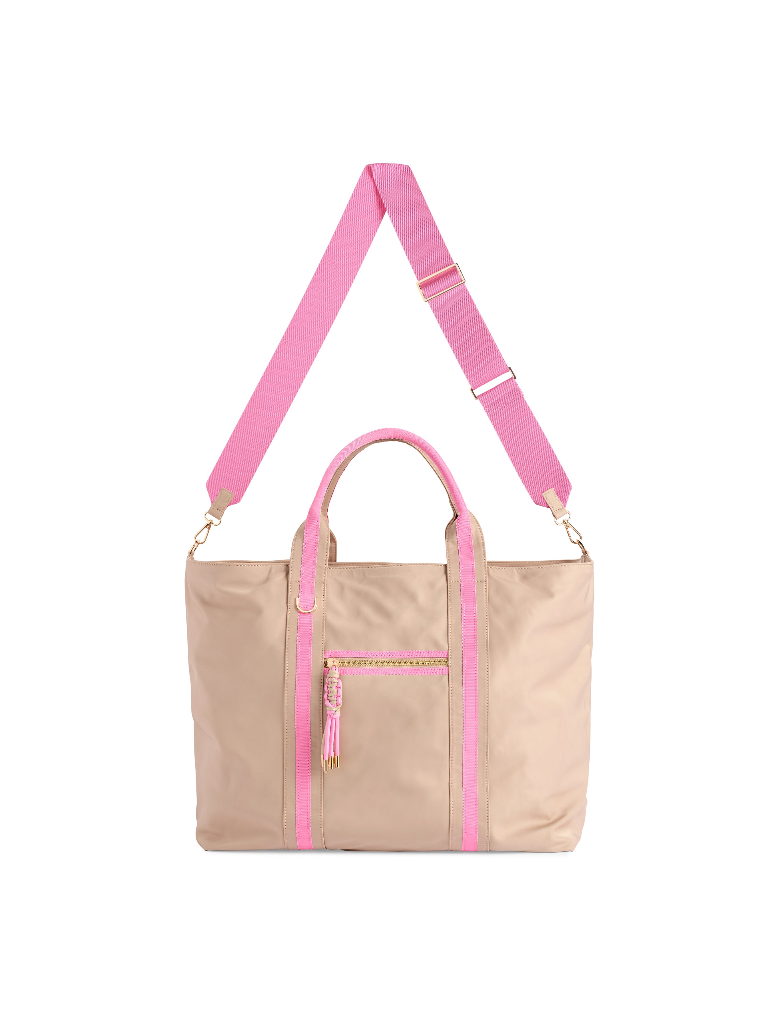 Shiraleah Jet Travel Tote TAN / OS