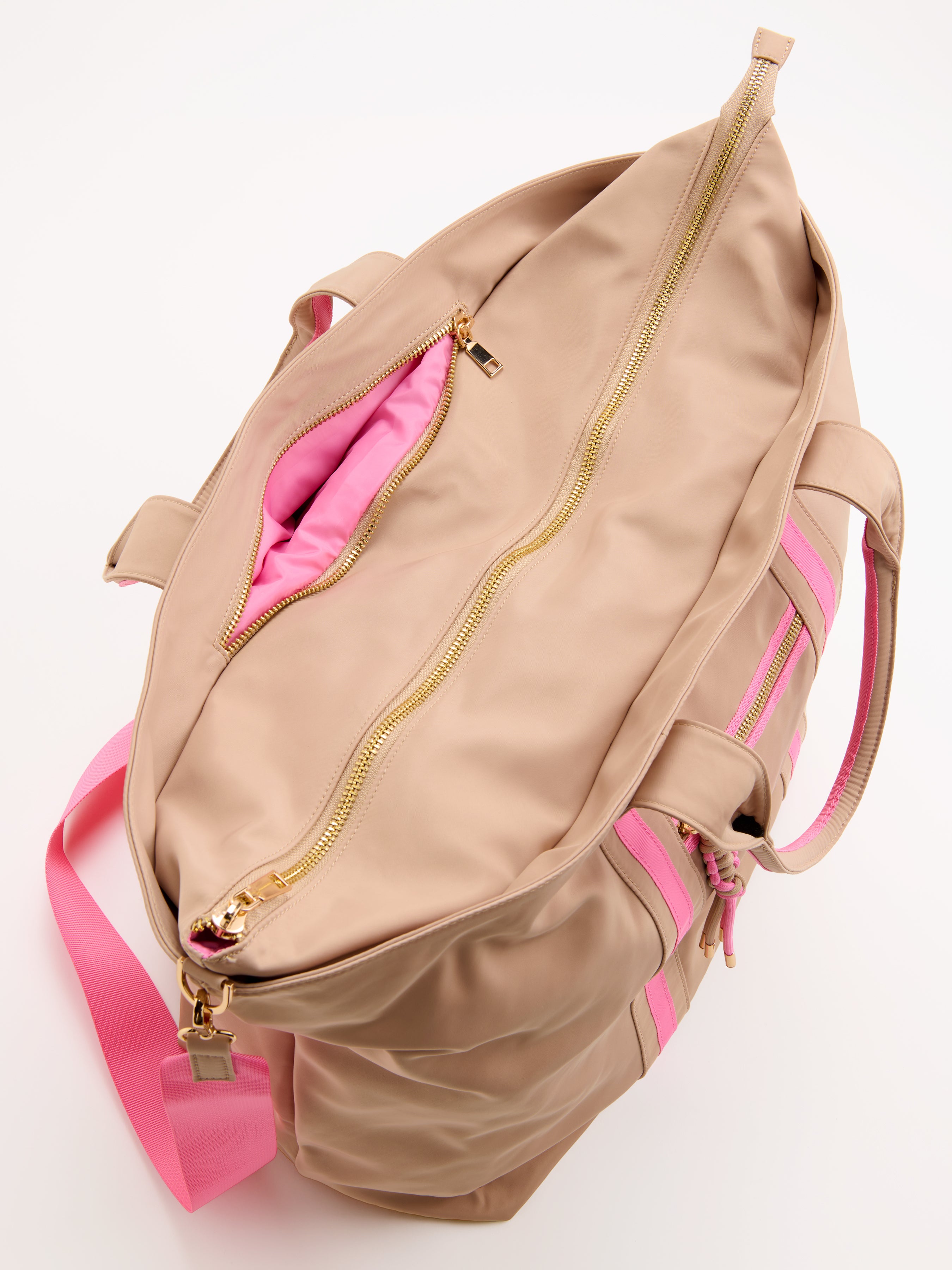 Shiraleah Jet Travel Tote TAN / OS