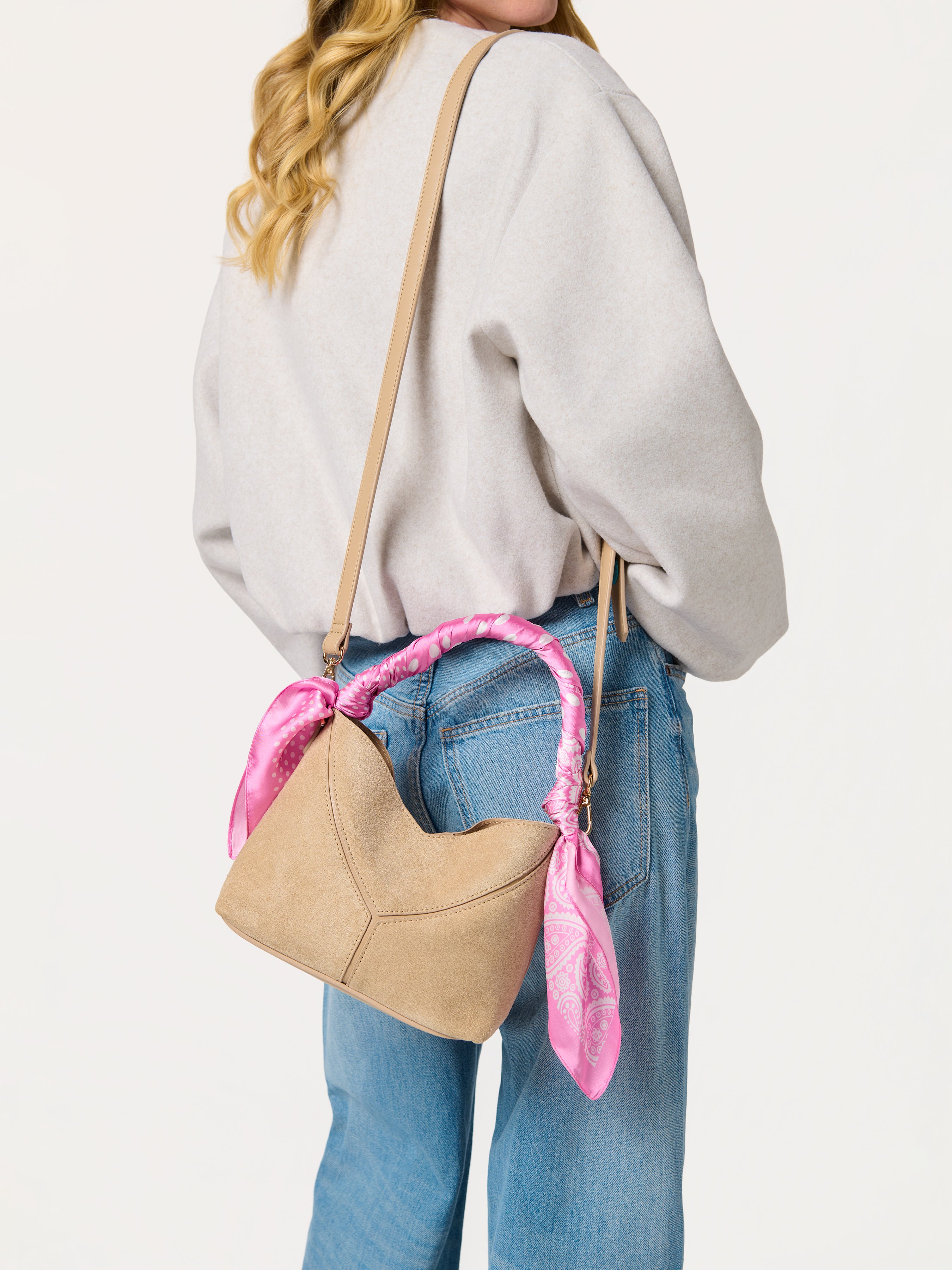 Shiraleah Ava Top Handle Mini Hobo IVORY / OS