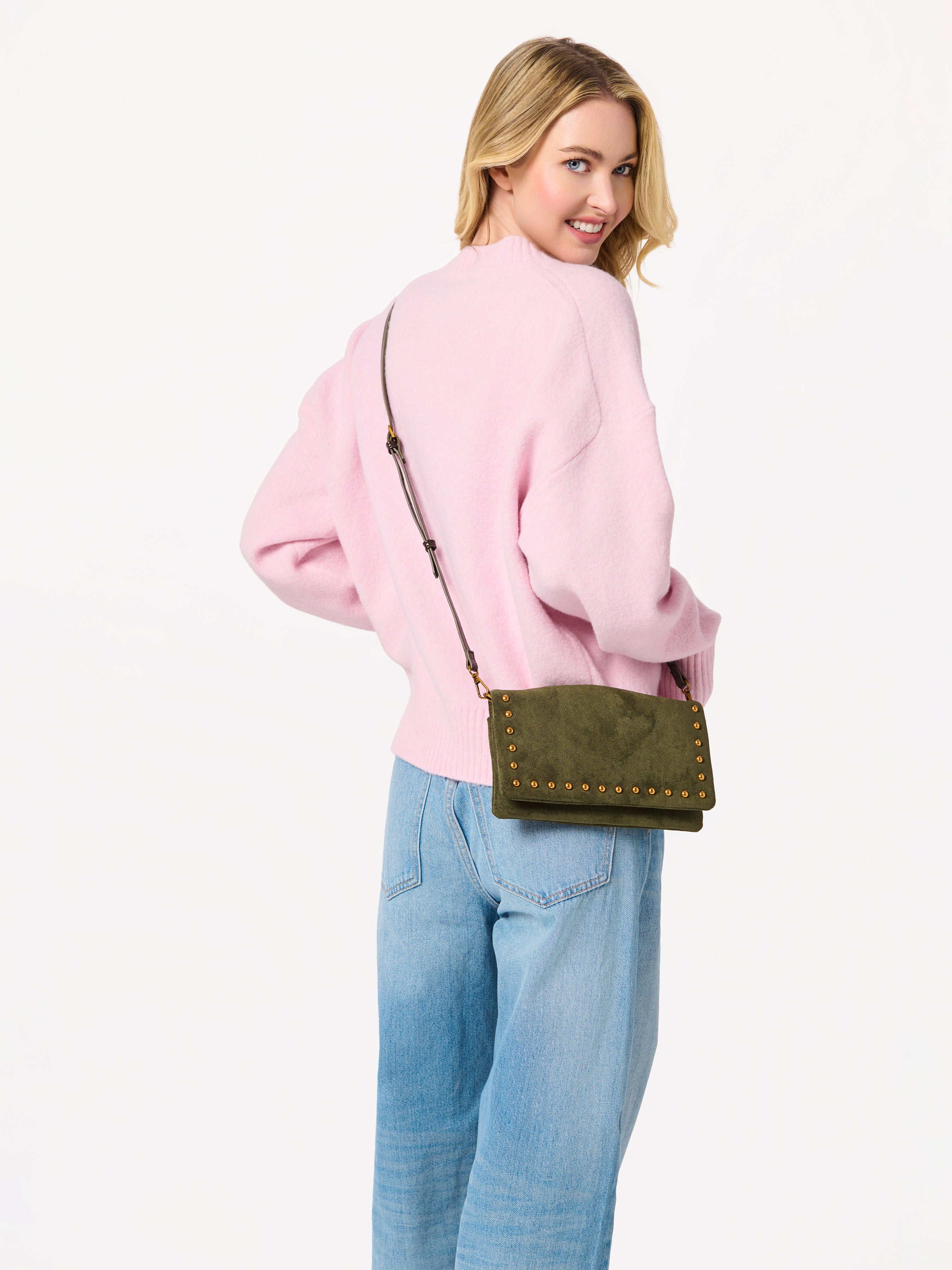 Shiraleah Lennon Cross-Body/Wristlet OLIVE / OS