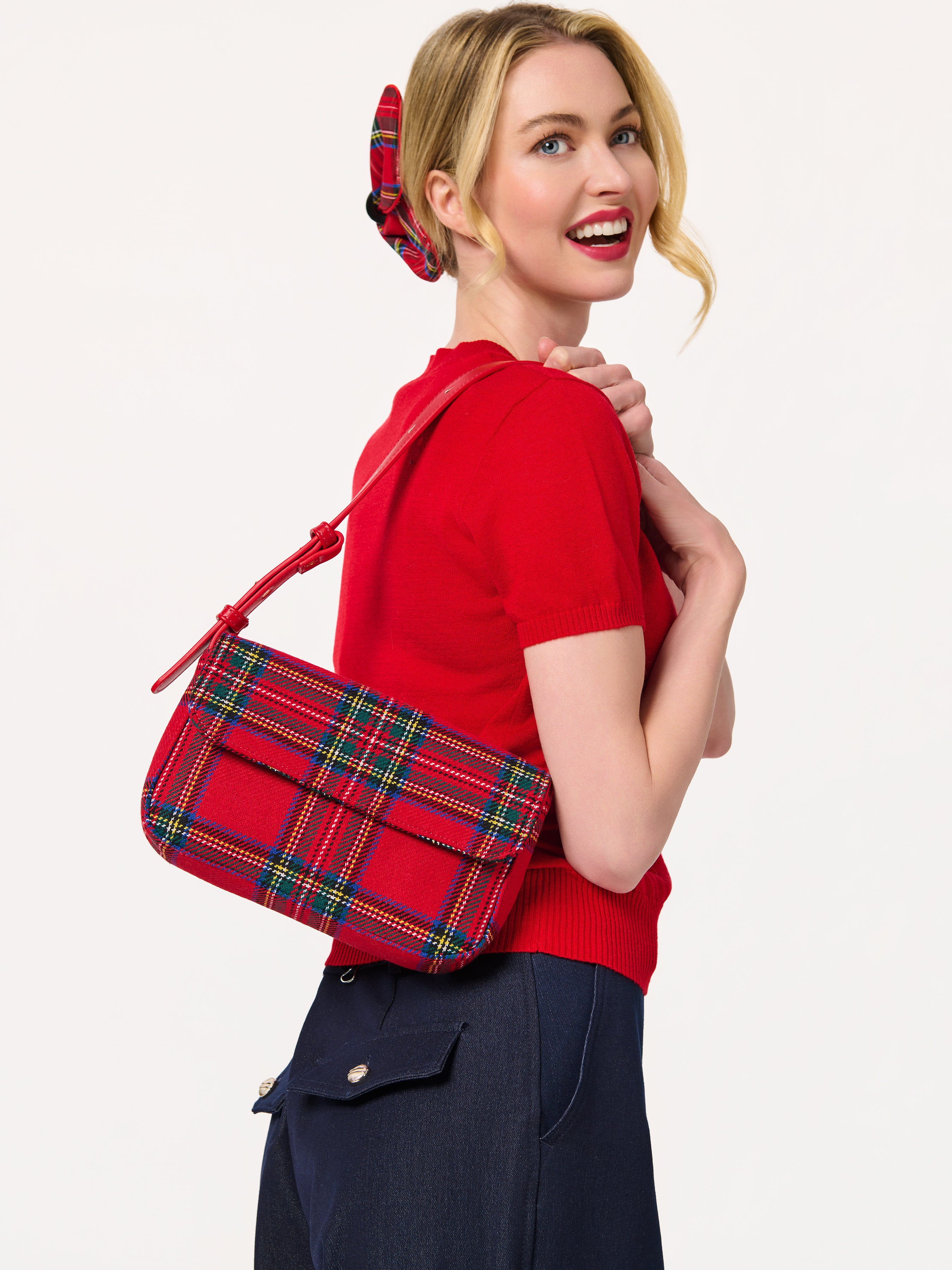 Shiraleah Scottie Shoulder Bag RED / OS