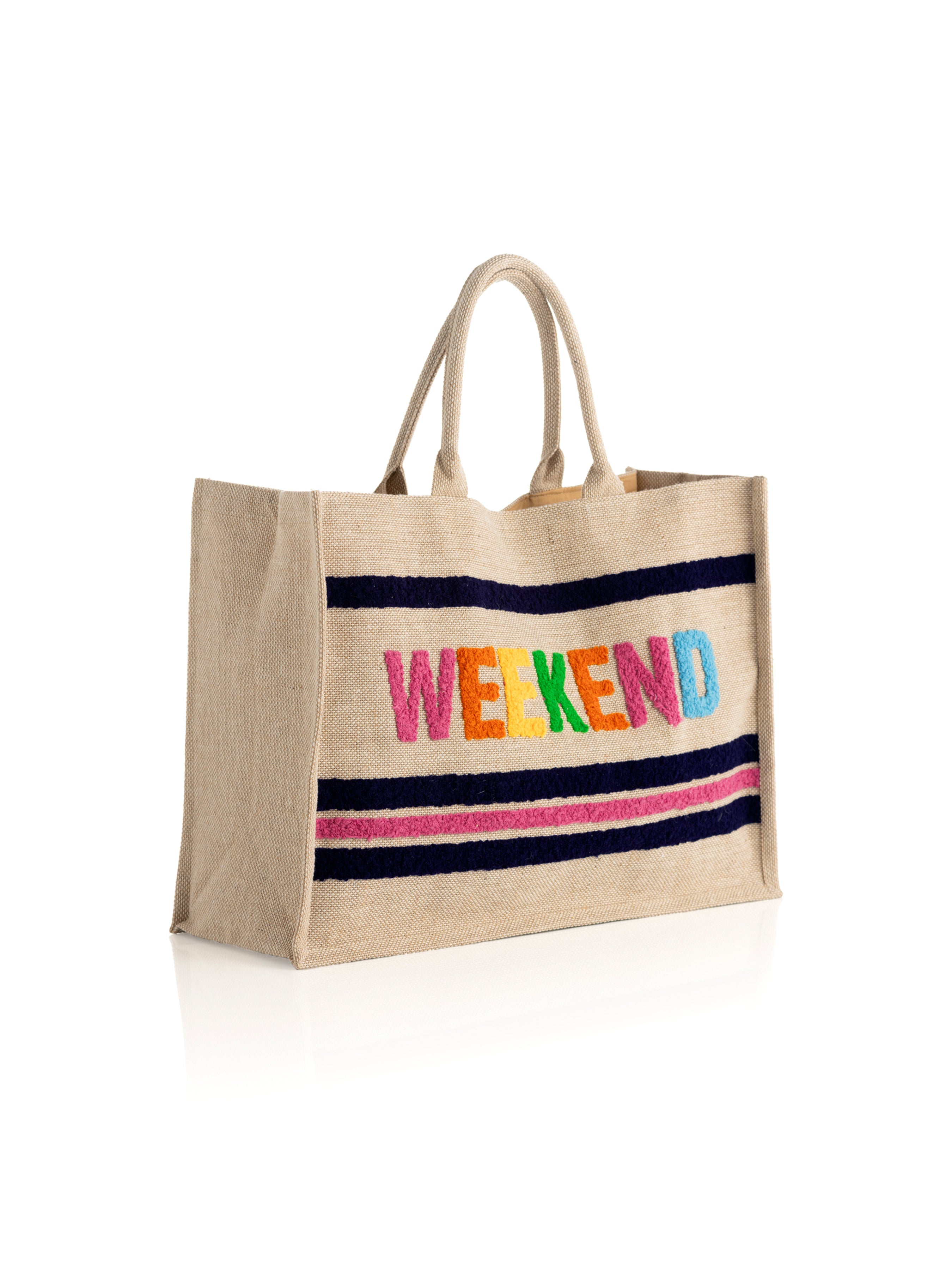Shiraleah "Weekend" Beach Bag, Natural