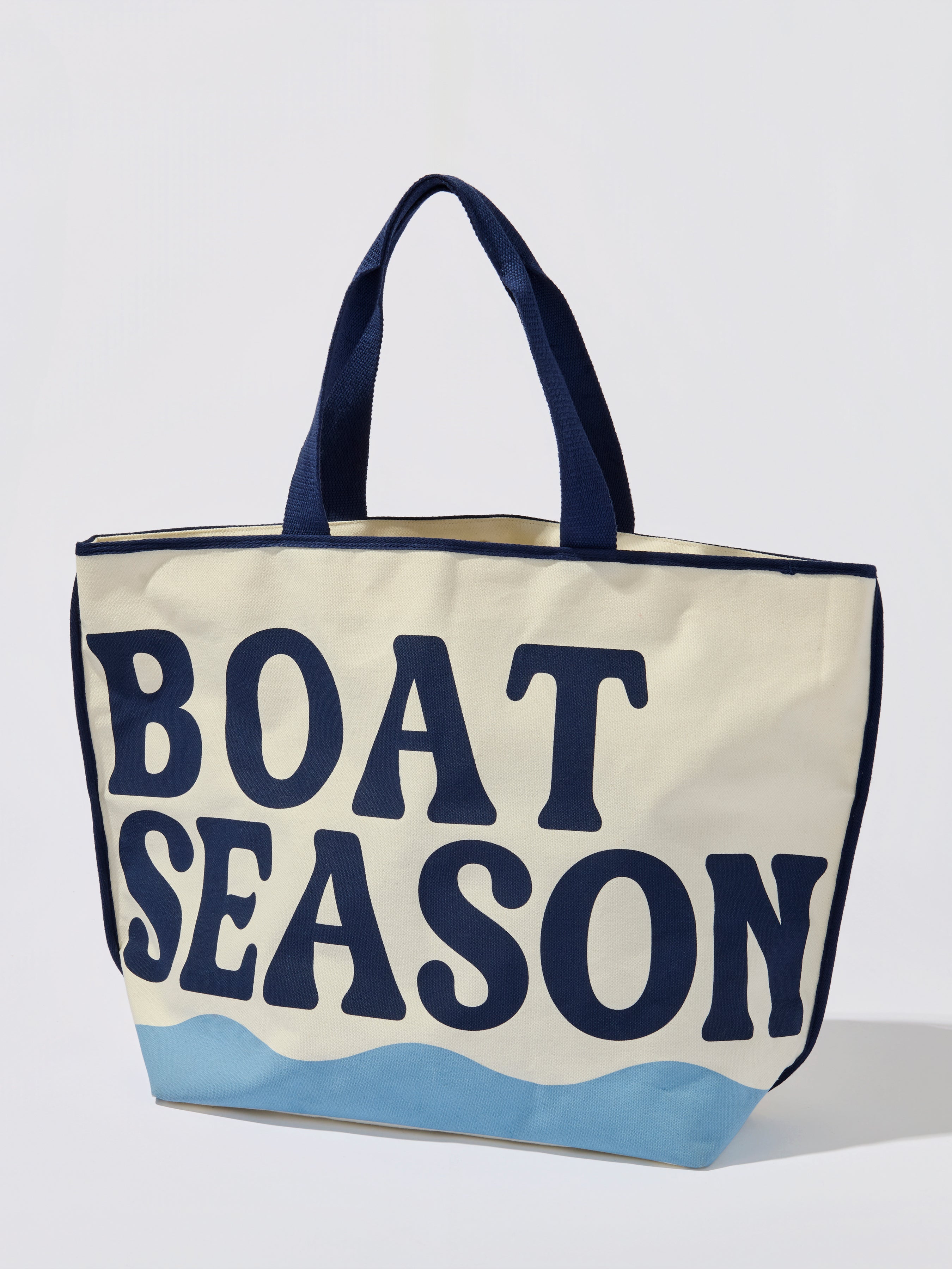 Shiraleah "Boat Season" Tote, Ivory