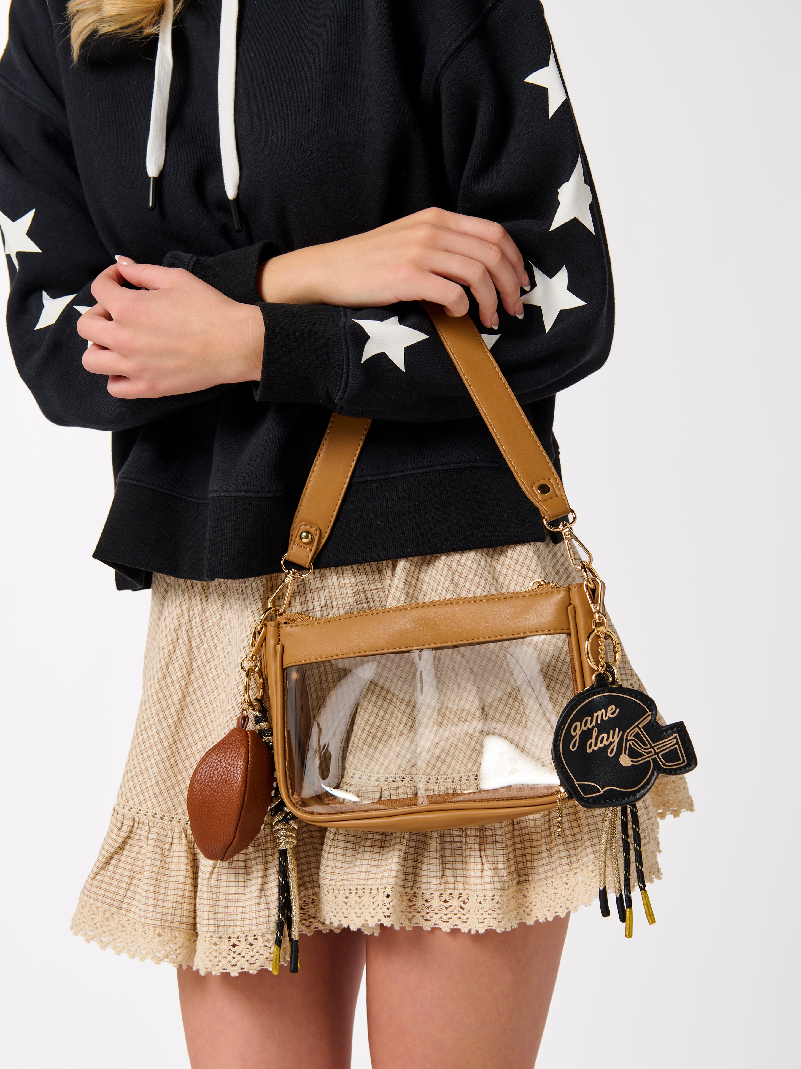 Shiraleah Taylor 2-Way Shoulder Bag TAN