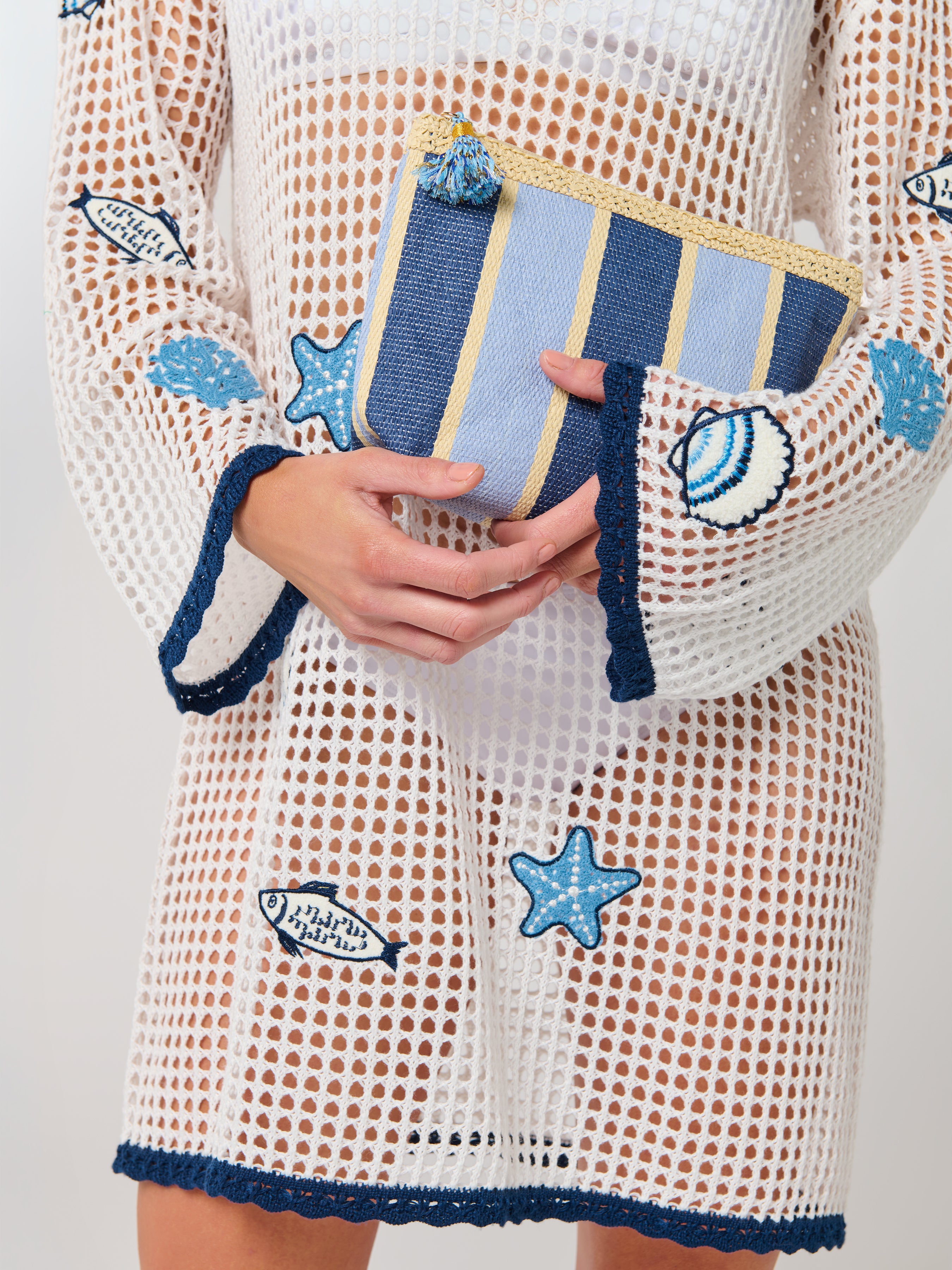 Shiraleah Capri Zip Pouch NAVY