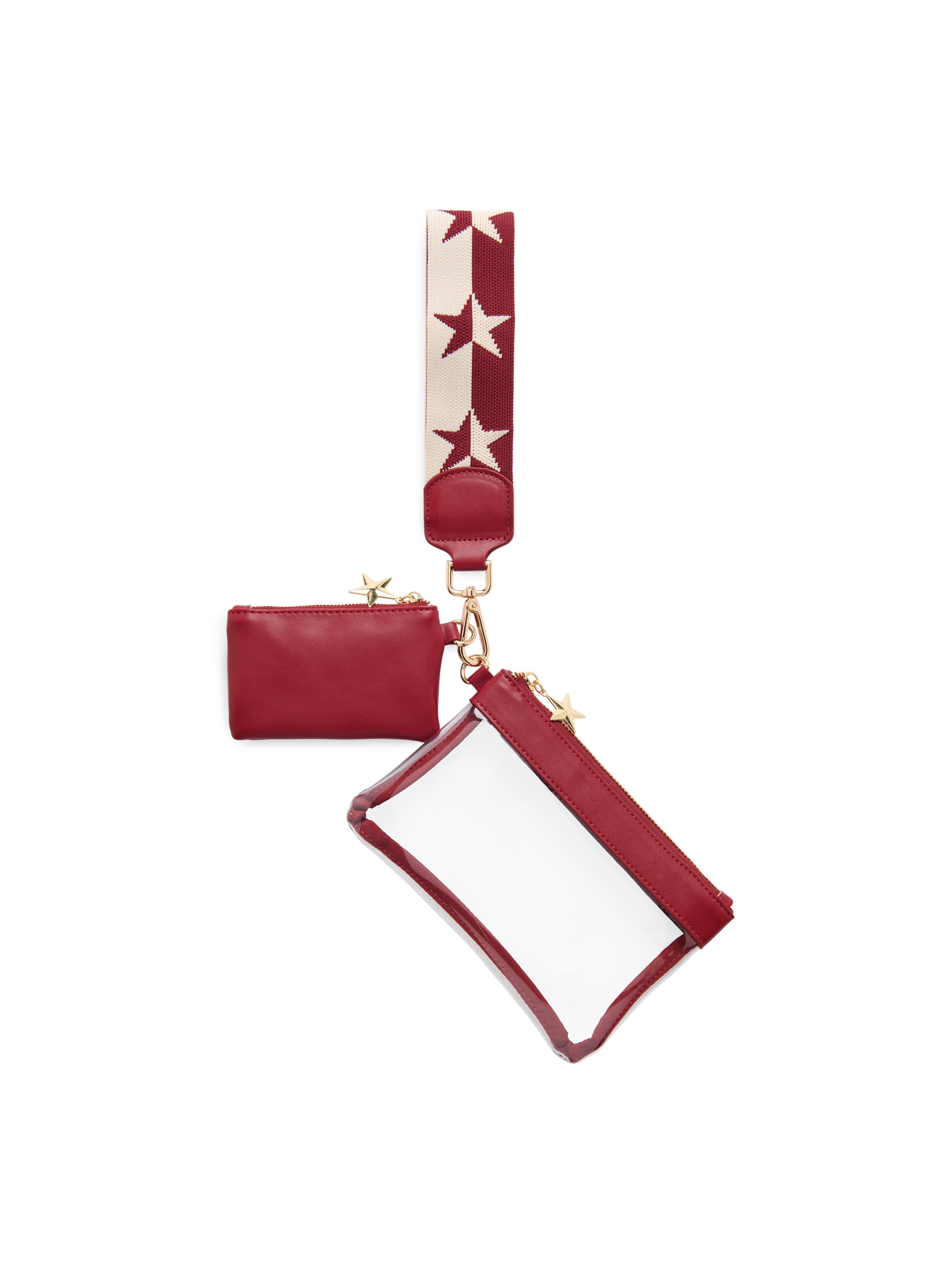 Shiraleah Spectator Wristlet MAROON / OS