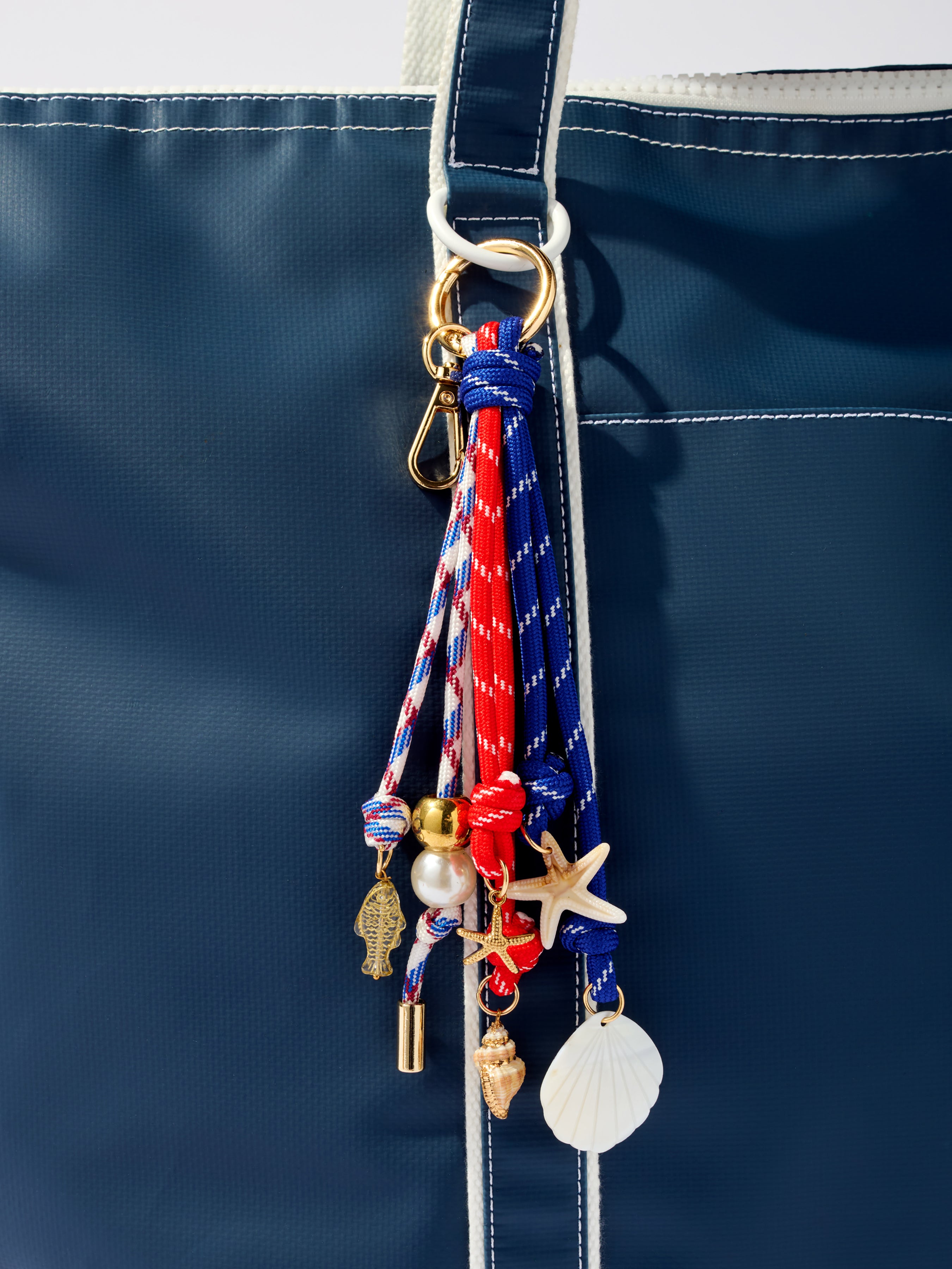 Shiraleah Coastal Bag Charm/Key Ring, Multi