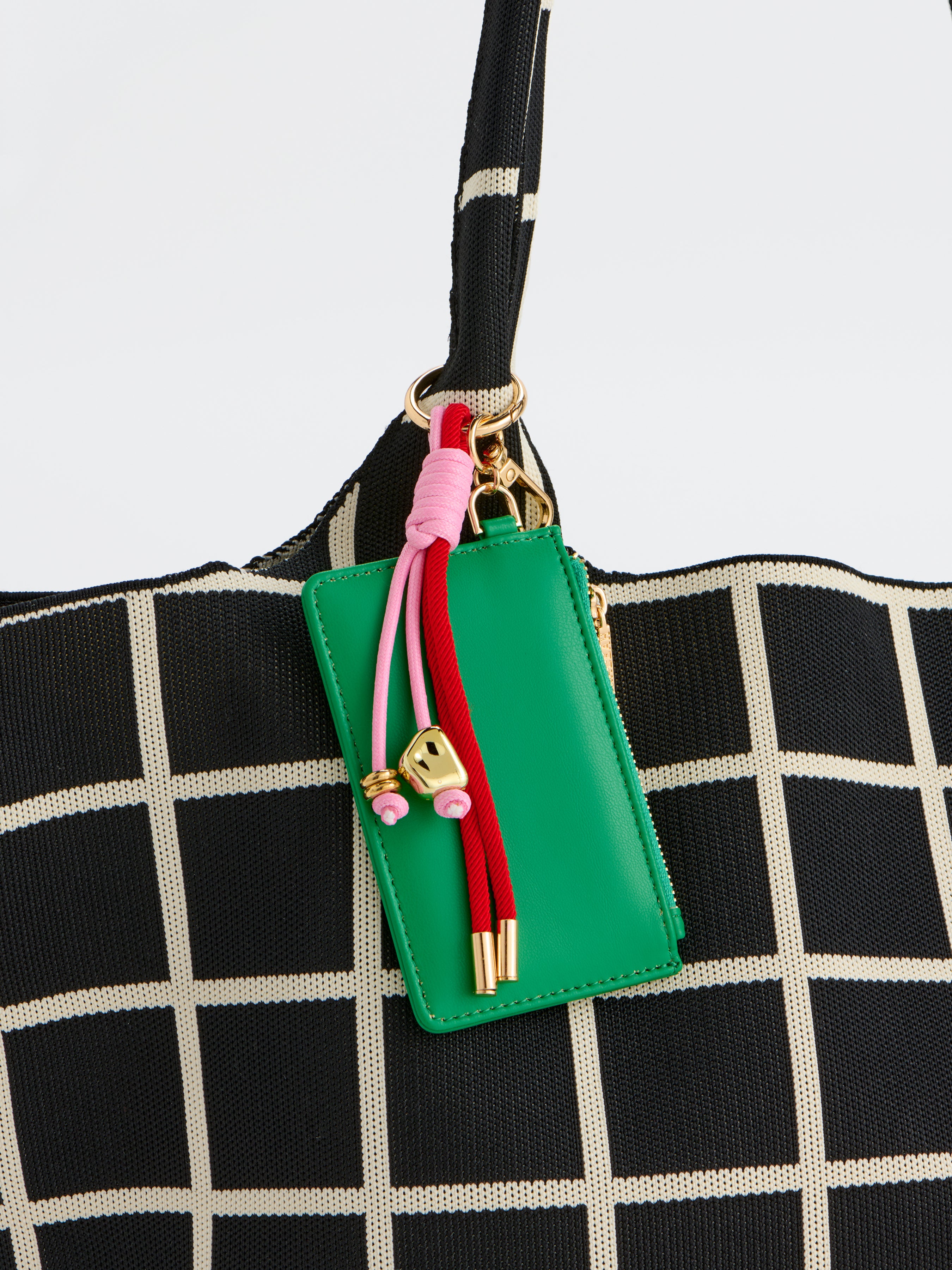Shiraleah Zippy Card Case/Bag Charm GREEN / OS
