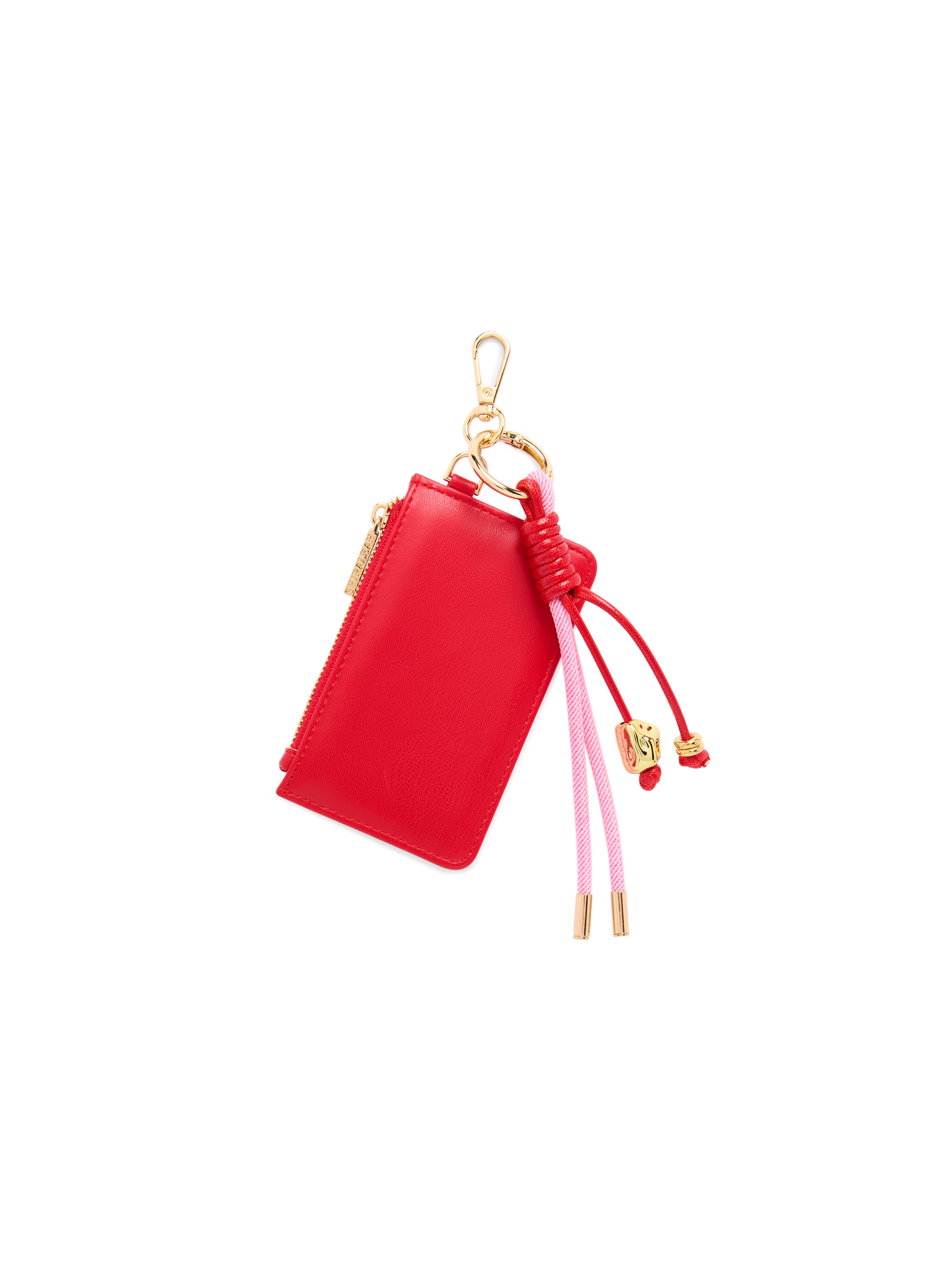 Shiraleah Zippy Card Case/Bag Charm RED / OS