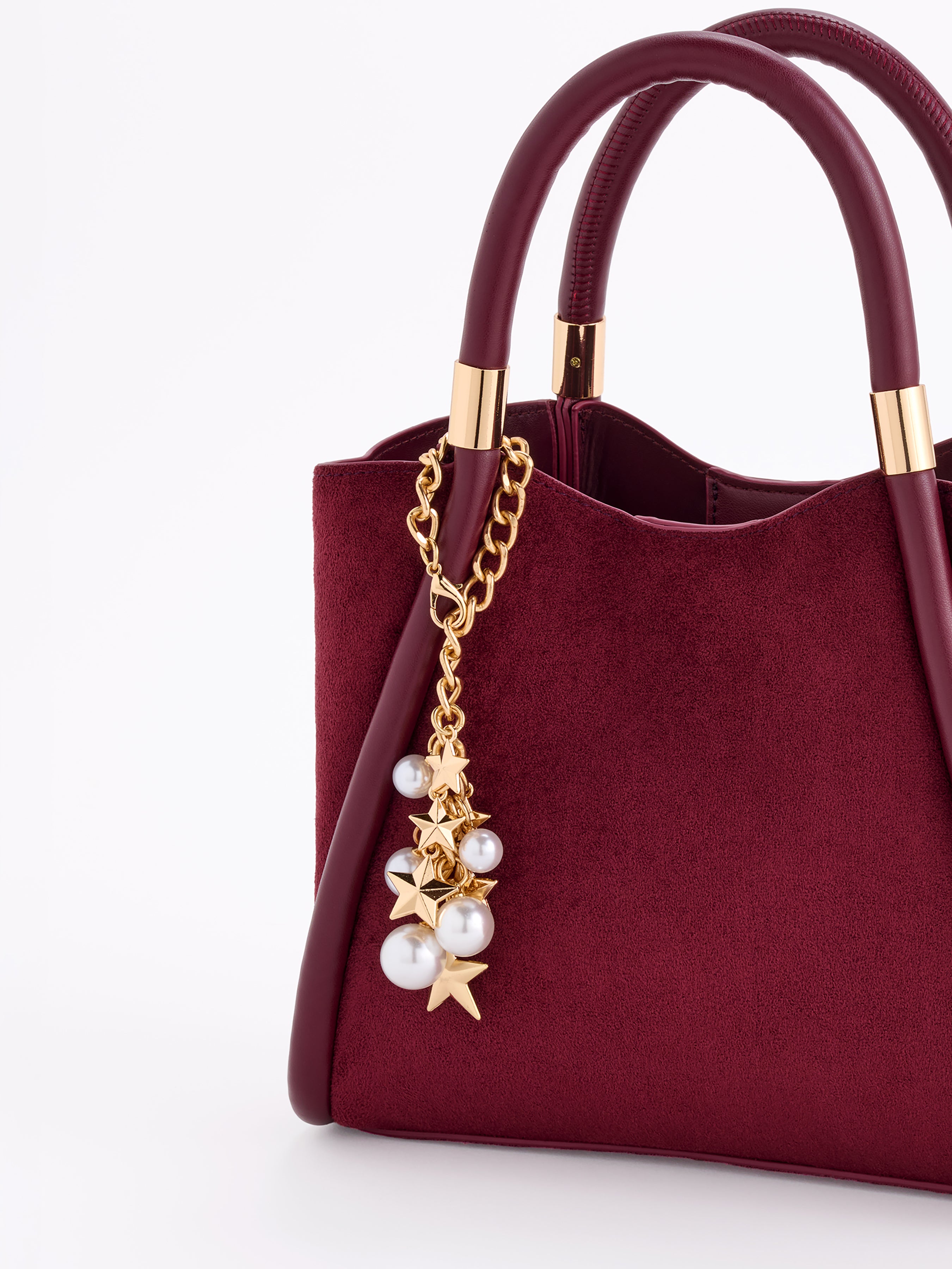 Shiraleah Stars Bag Charm, Gold