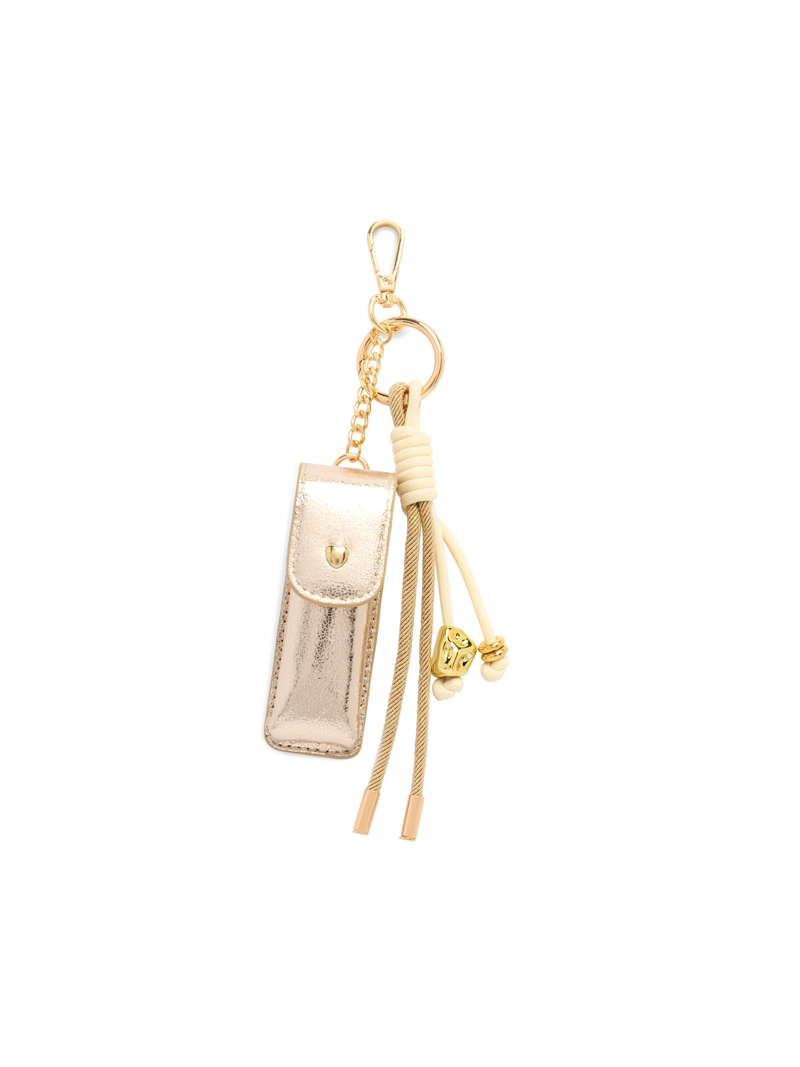 Shiraleah Lipstick Case Bag Charm/Key Ring GOLD / OS