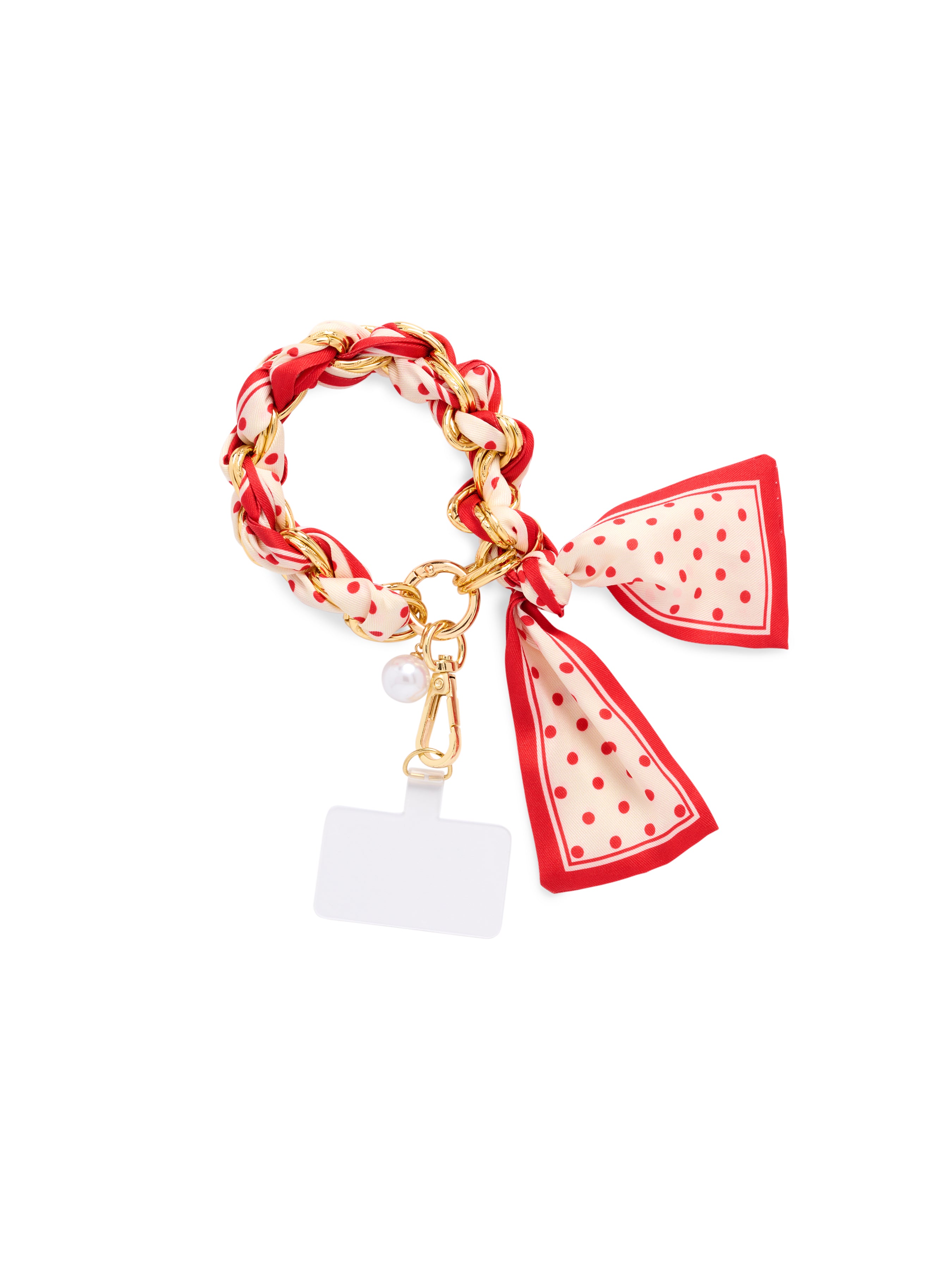 Shiraleah Dots Phone Wristlet RED / OS