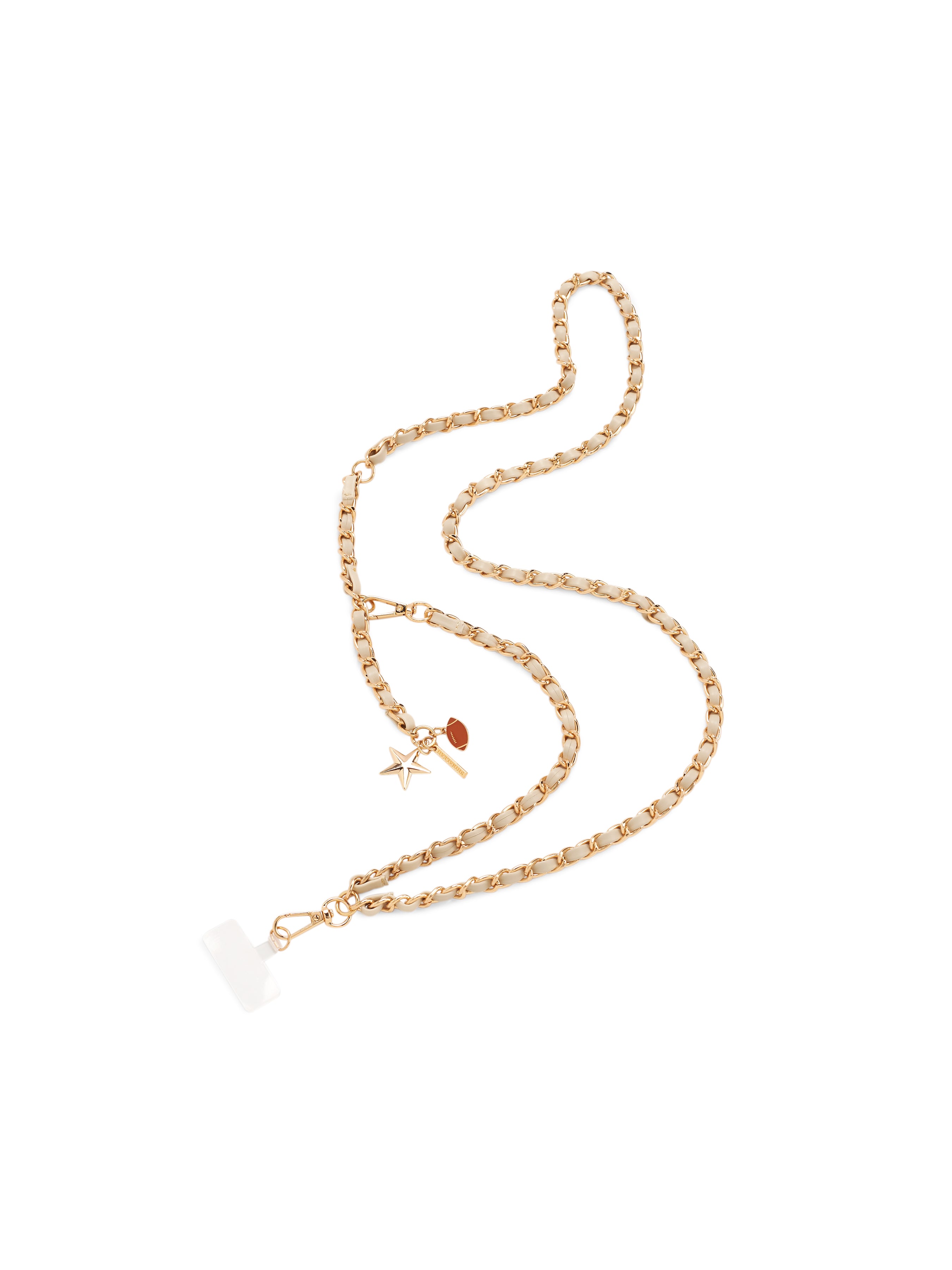 Shiraleah Taylor Cross-Body Phone Chain IVORY / OS
