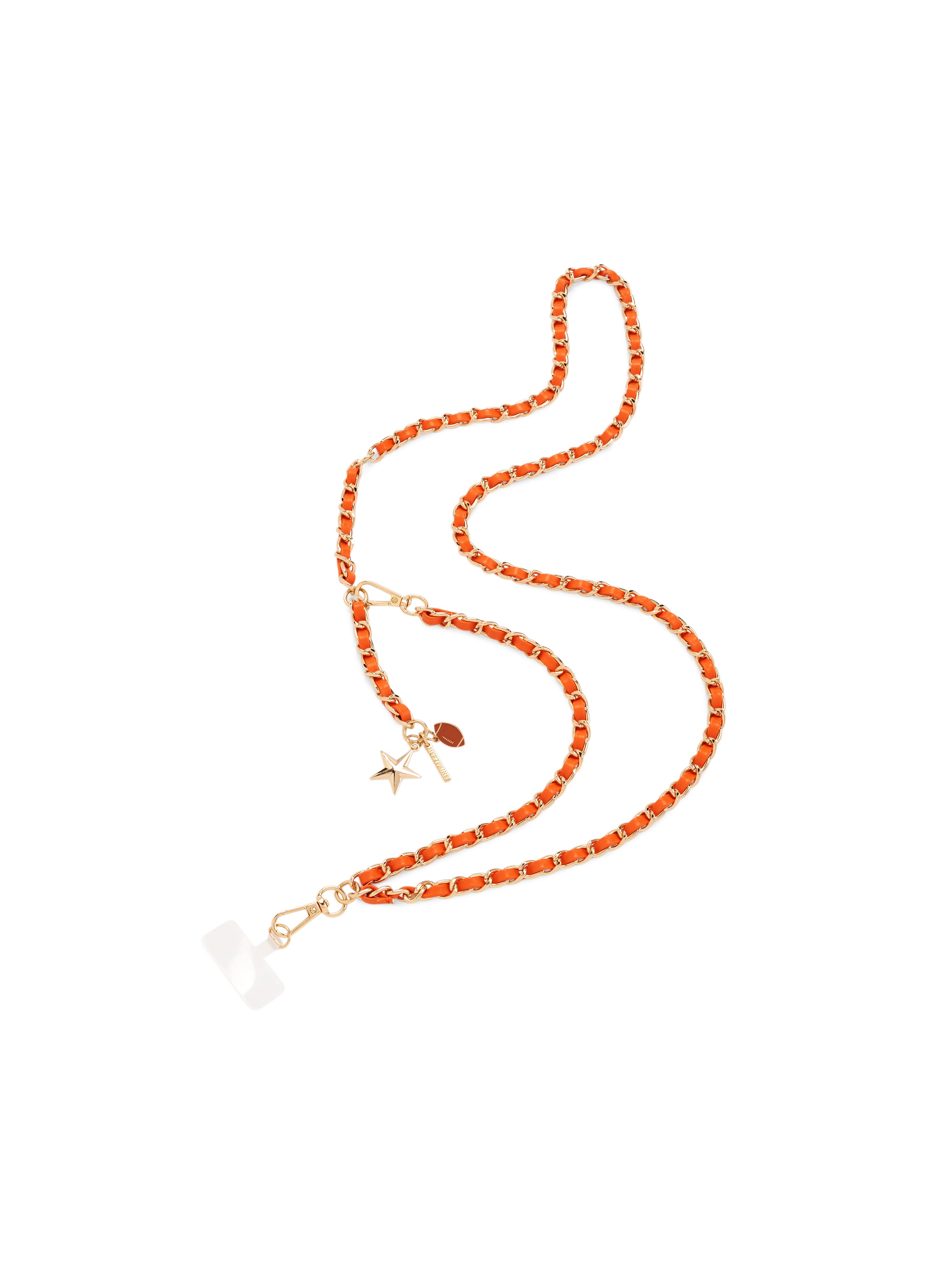 Shiraleah Taylor Cross-Body Phone Chain ORANGE / OS