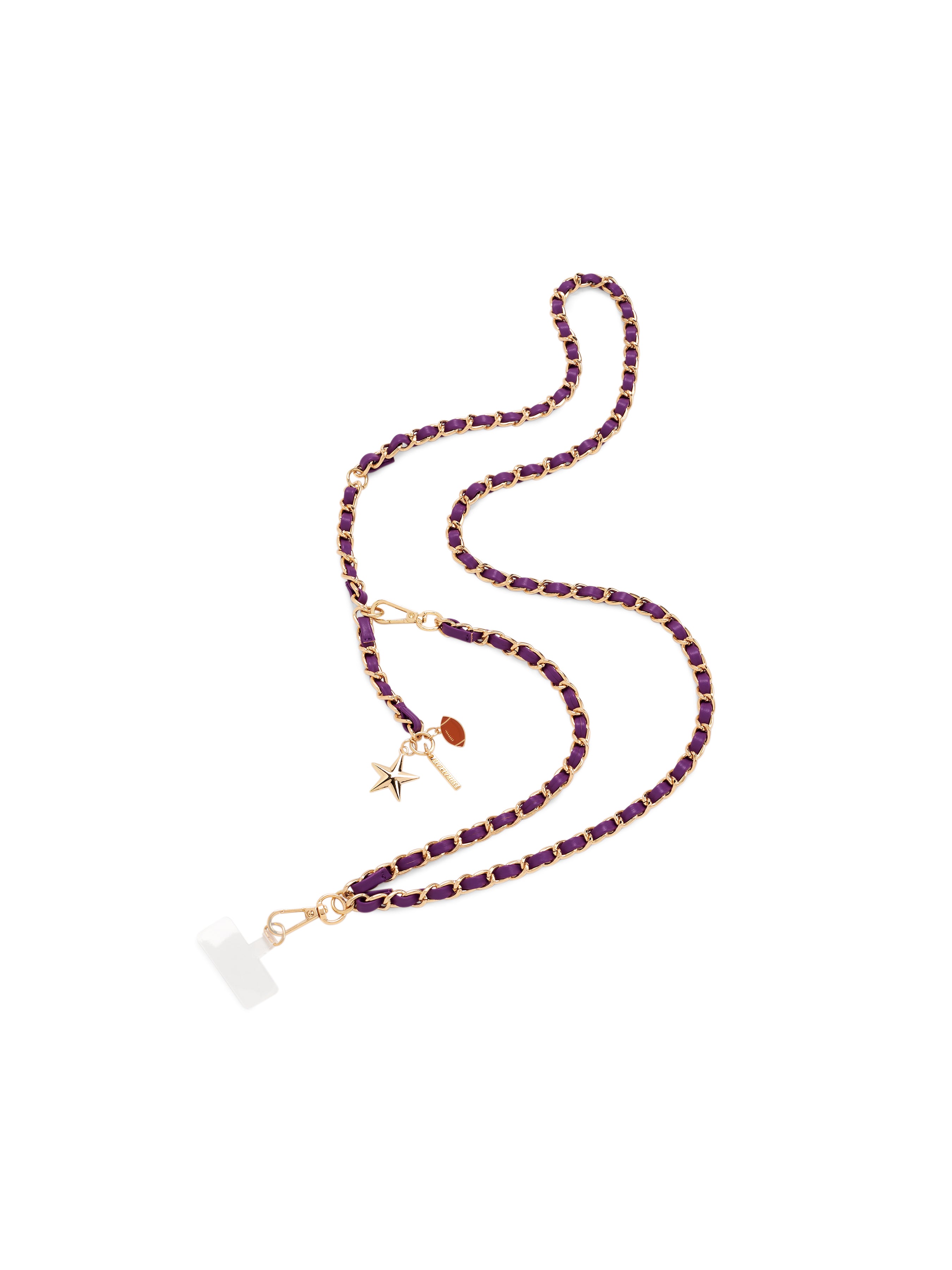 Shiraleah Taylor Cross-Body Phone Chain PURPLE / OS