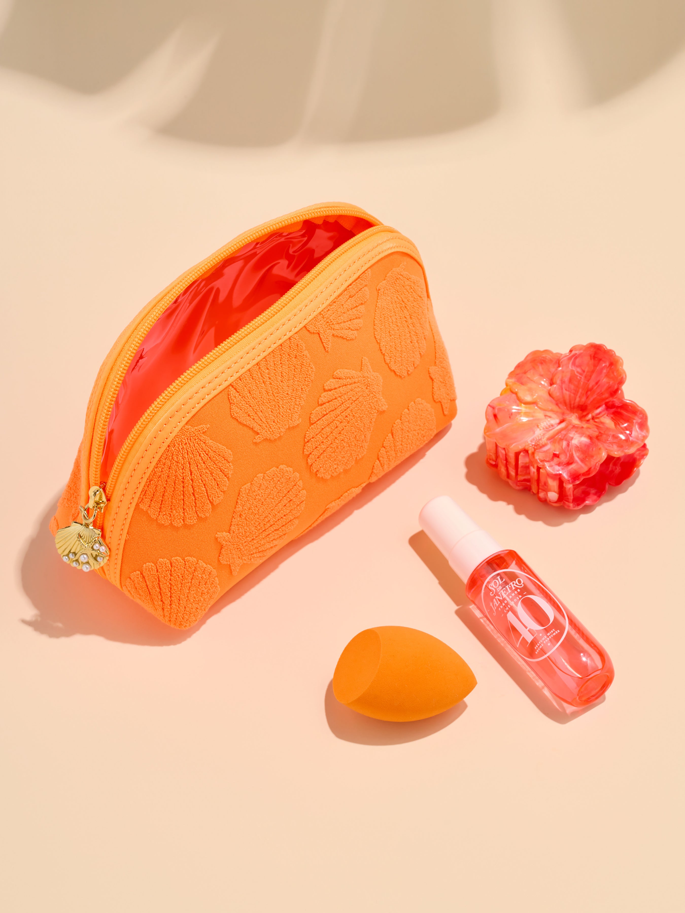 Shiraleah Sirena Zip Pouch ORANGE