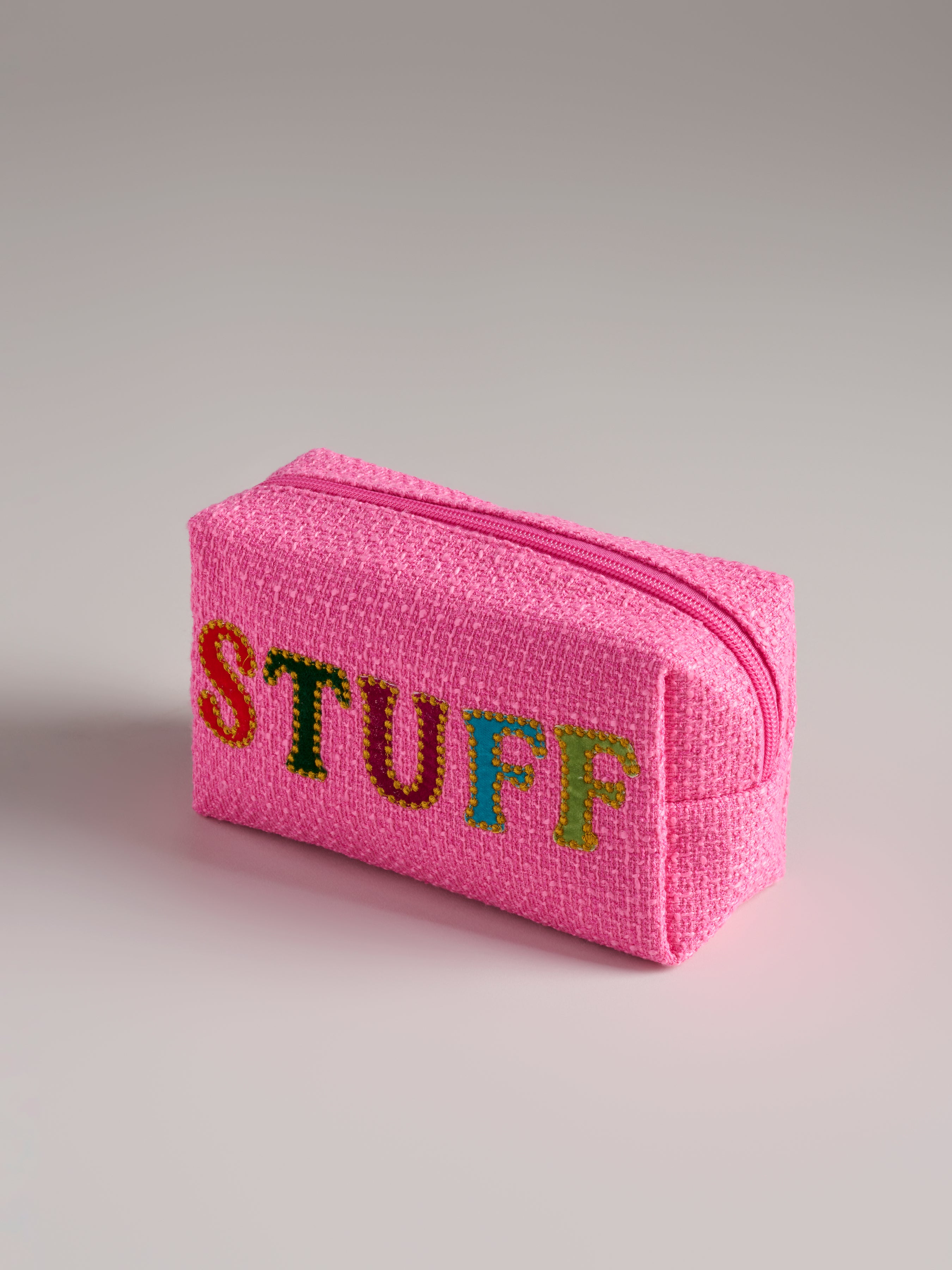 Shiraleah Mara "Stuff" Zip Pouch PINK