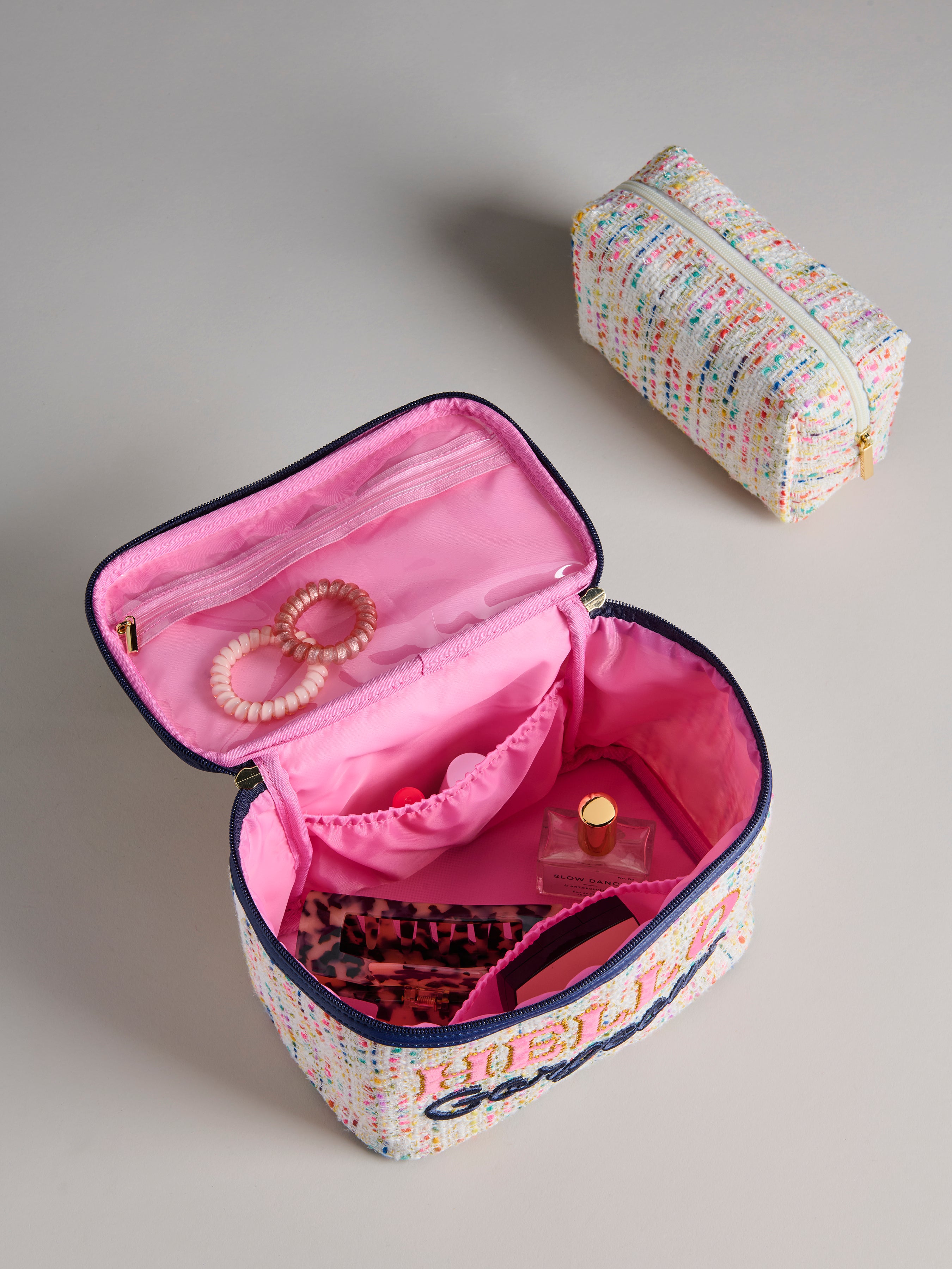 Shiraleah Audrey "Hello Gorgeous" Cosmetic Case, Multi