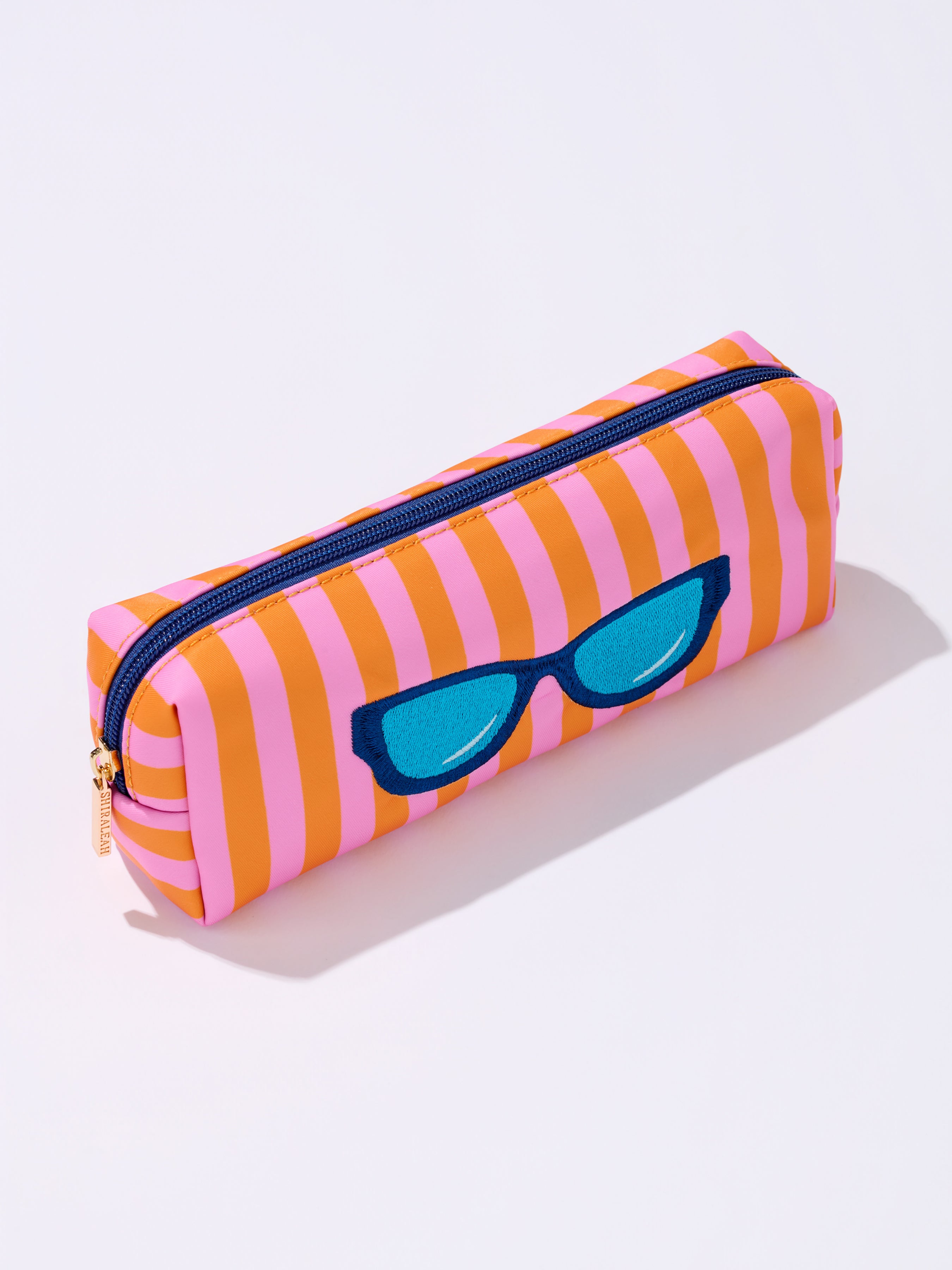 Shiraleah Glasses Zip Pouch, Pink