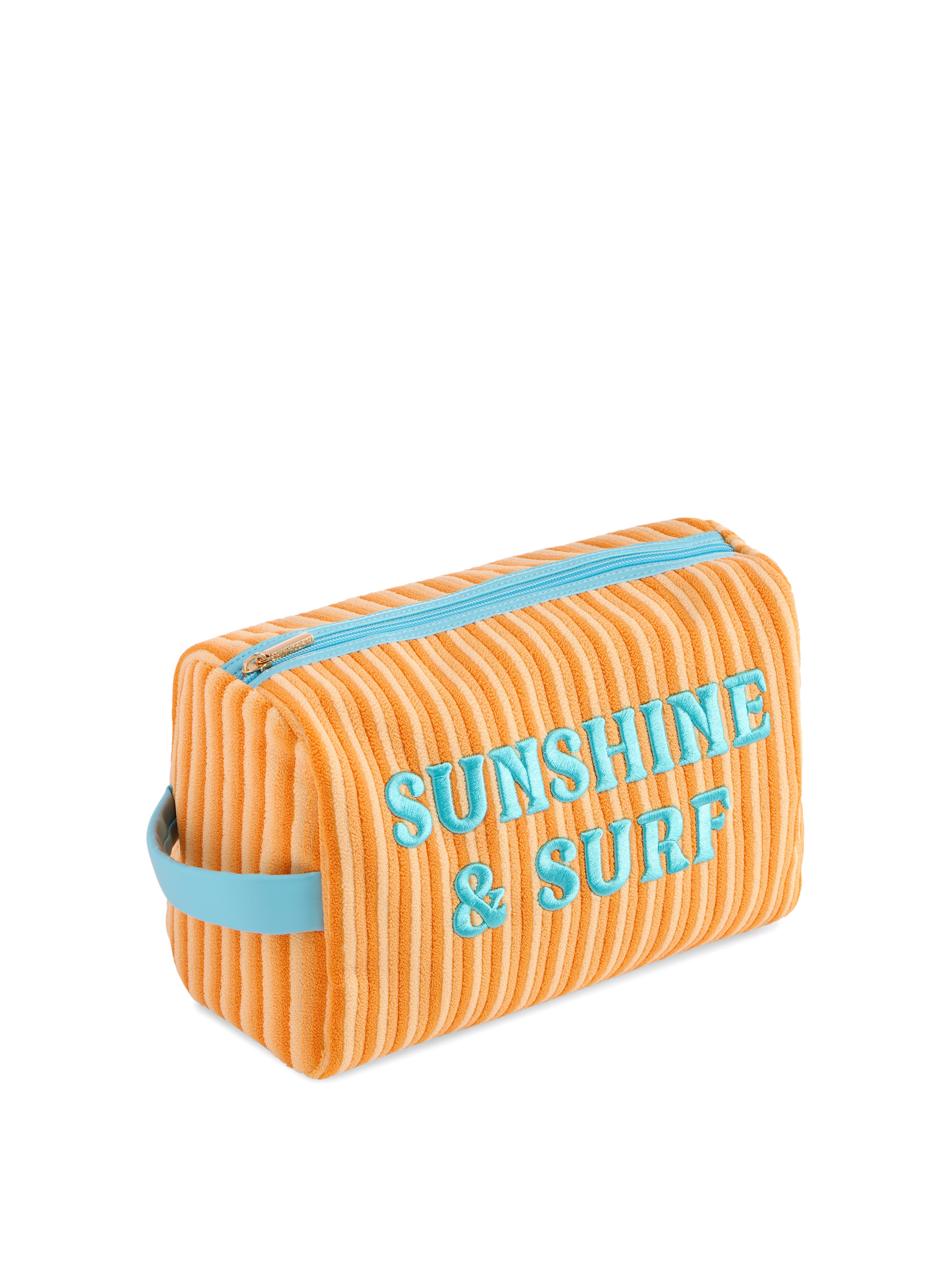 Shiraleah "Sunshine & Surf" Large Zip Pouch, Orange