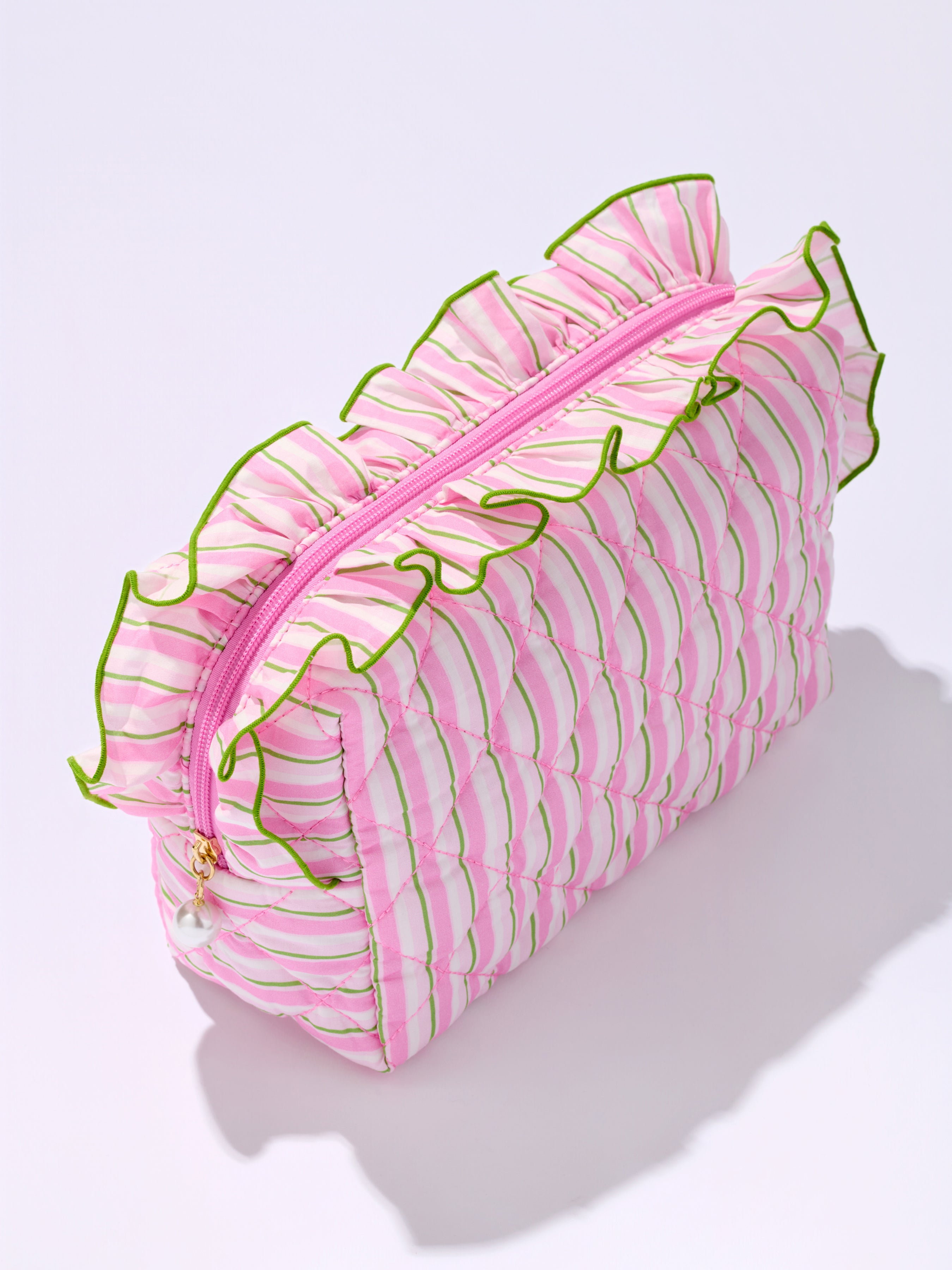 Shiraleah Fancy Large Zip Pouch PINK