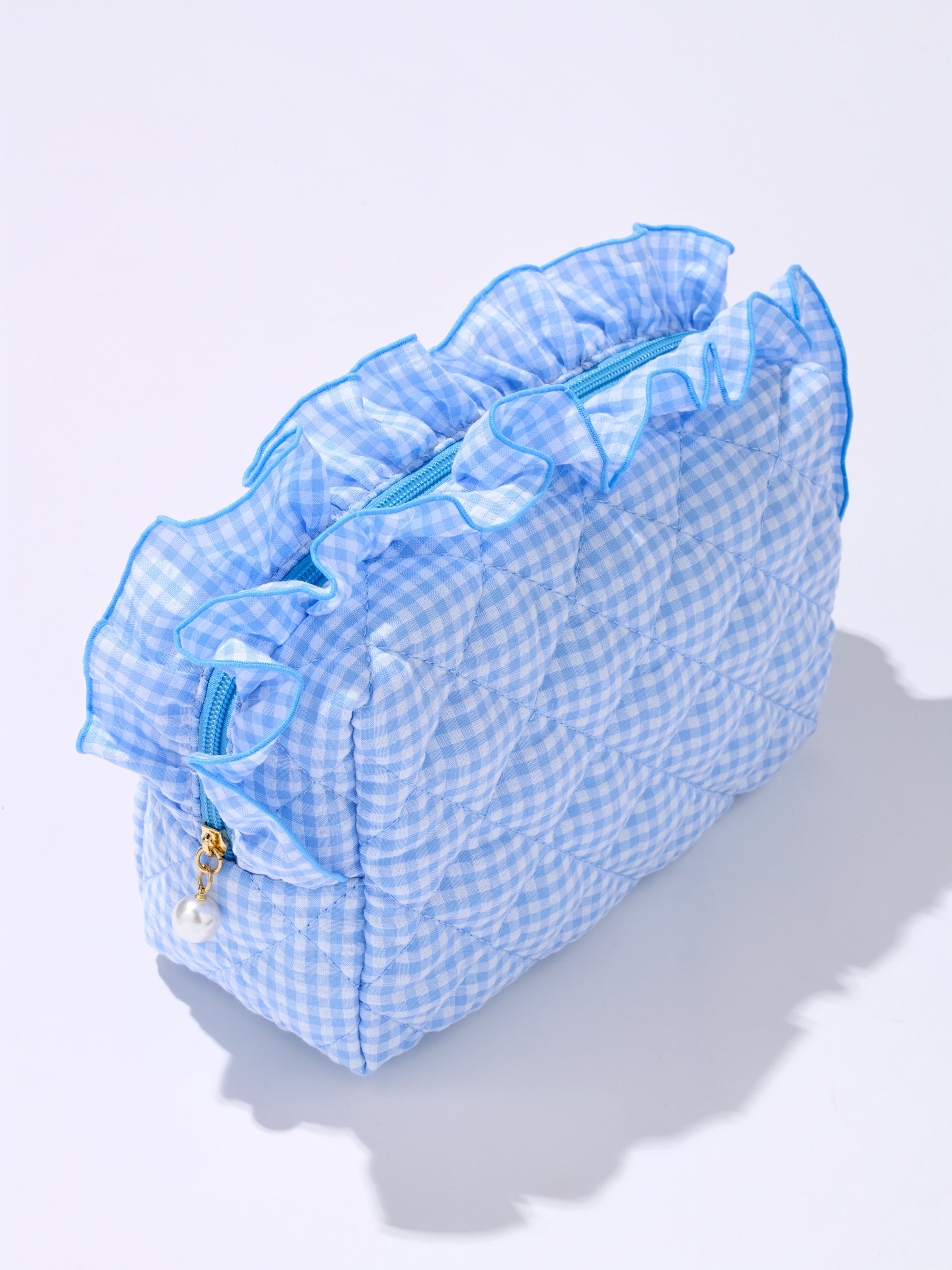 Shiraleah Fancy Large Zip Pouch SKY
