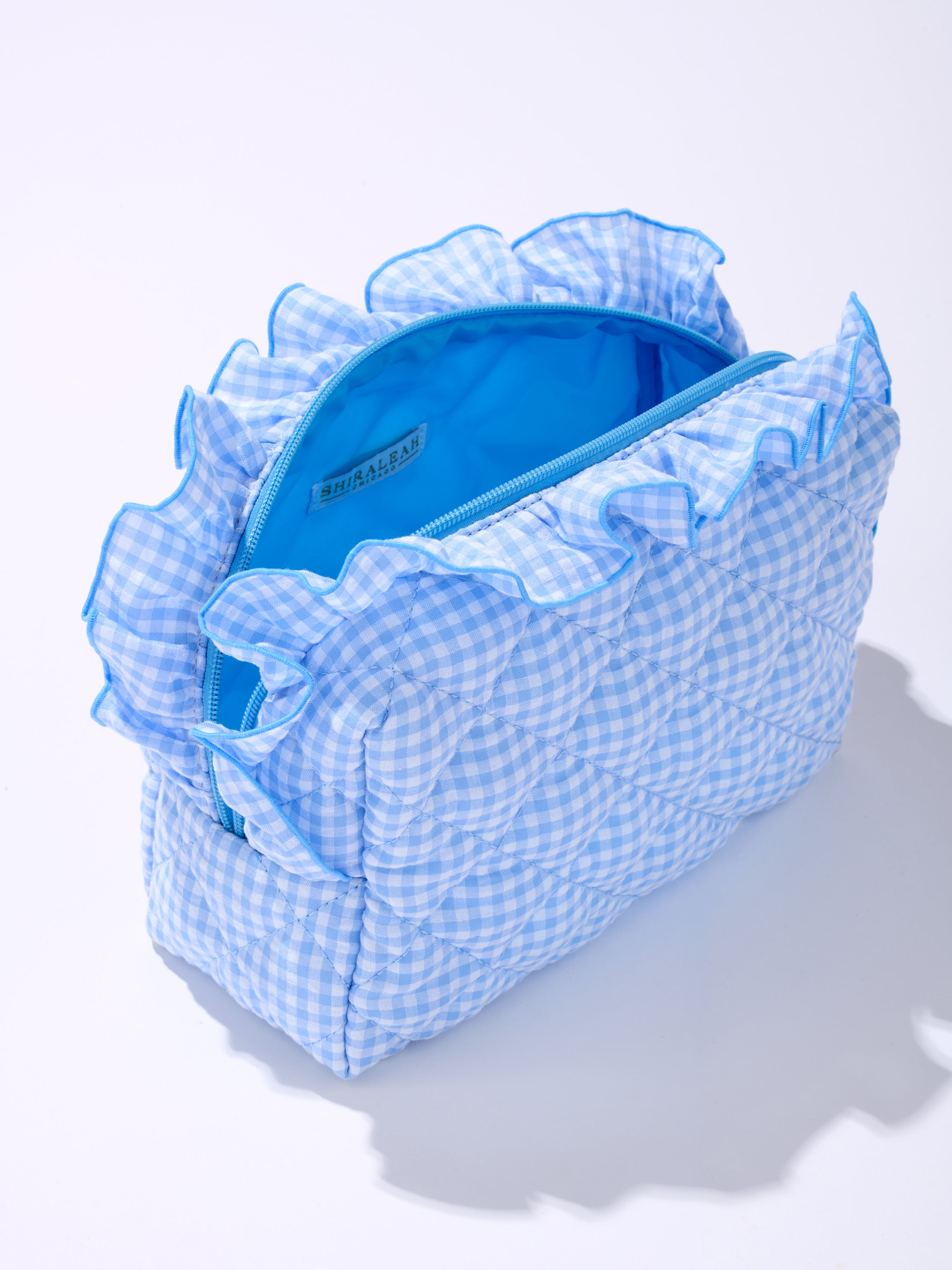 Shiraleah Fancy Large Zip Pouch SKY