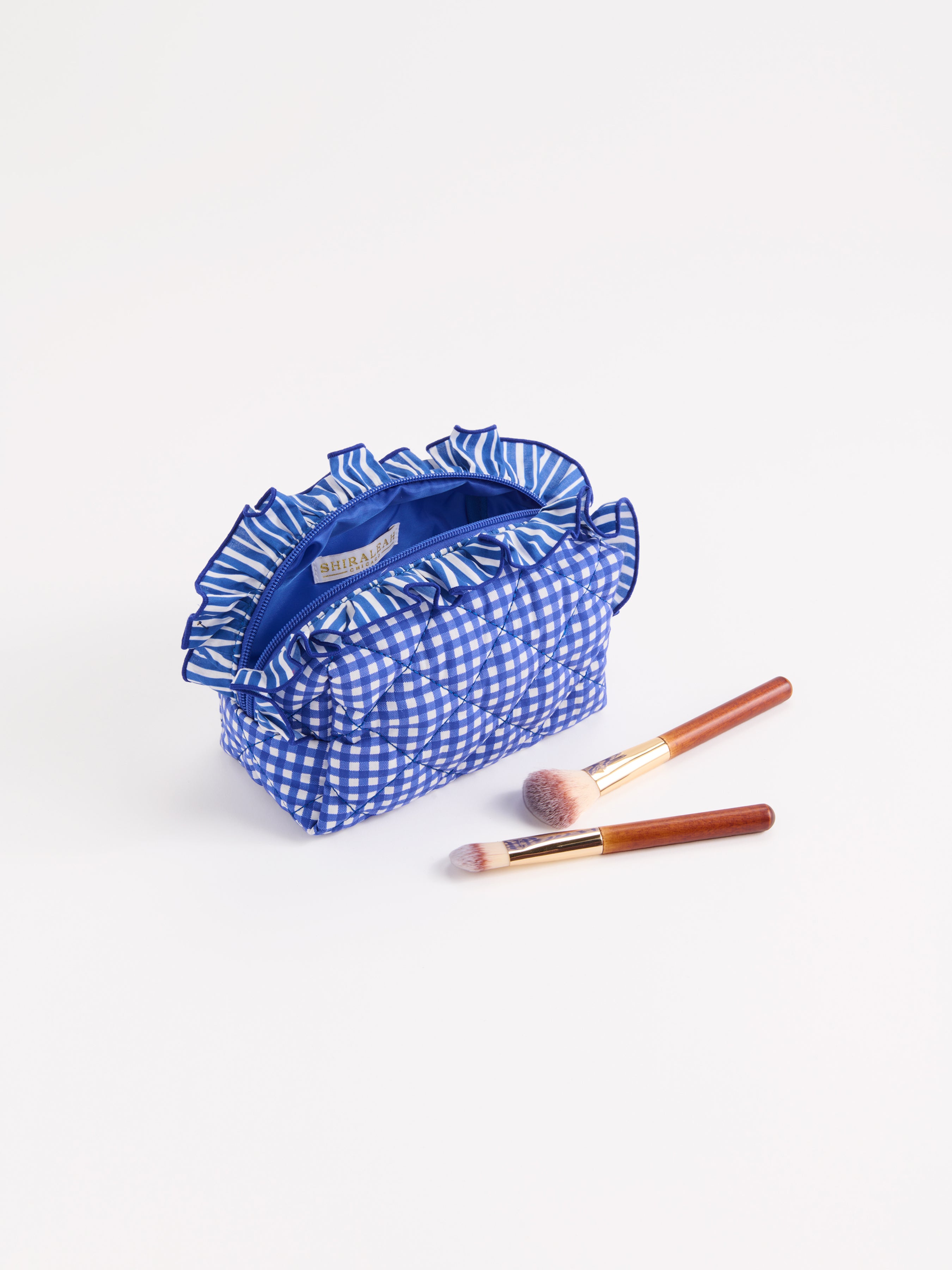 Shiraleah Lucy Small Zip Pouch BLUE / OS