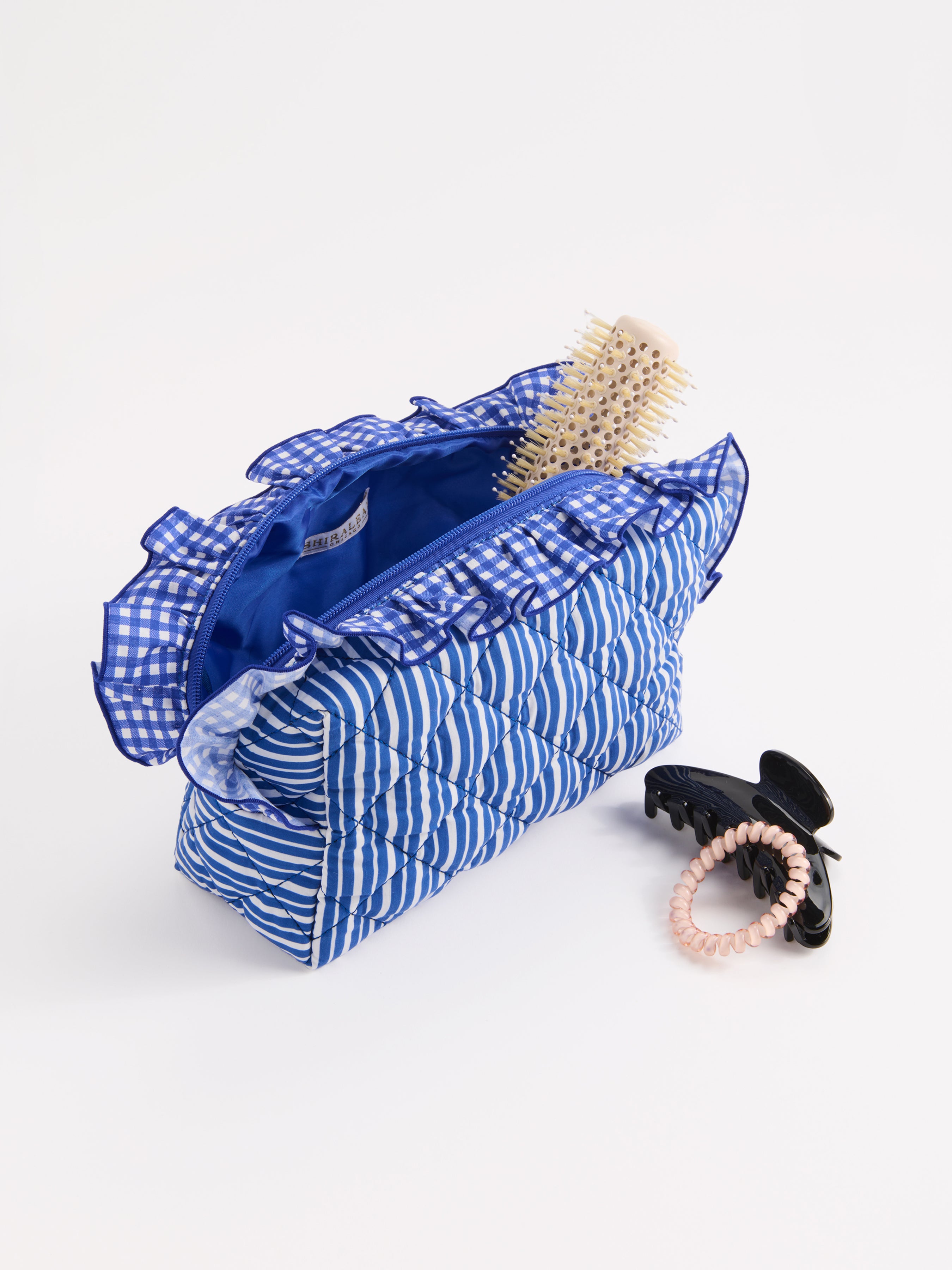 Shiraleah Lucy Large Zip Pouch BLUE / OS