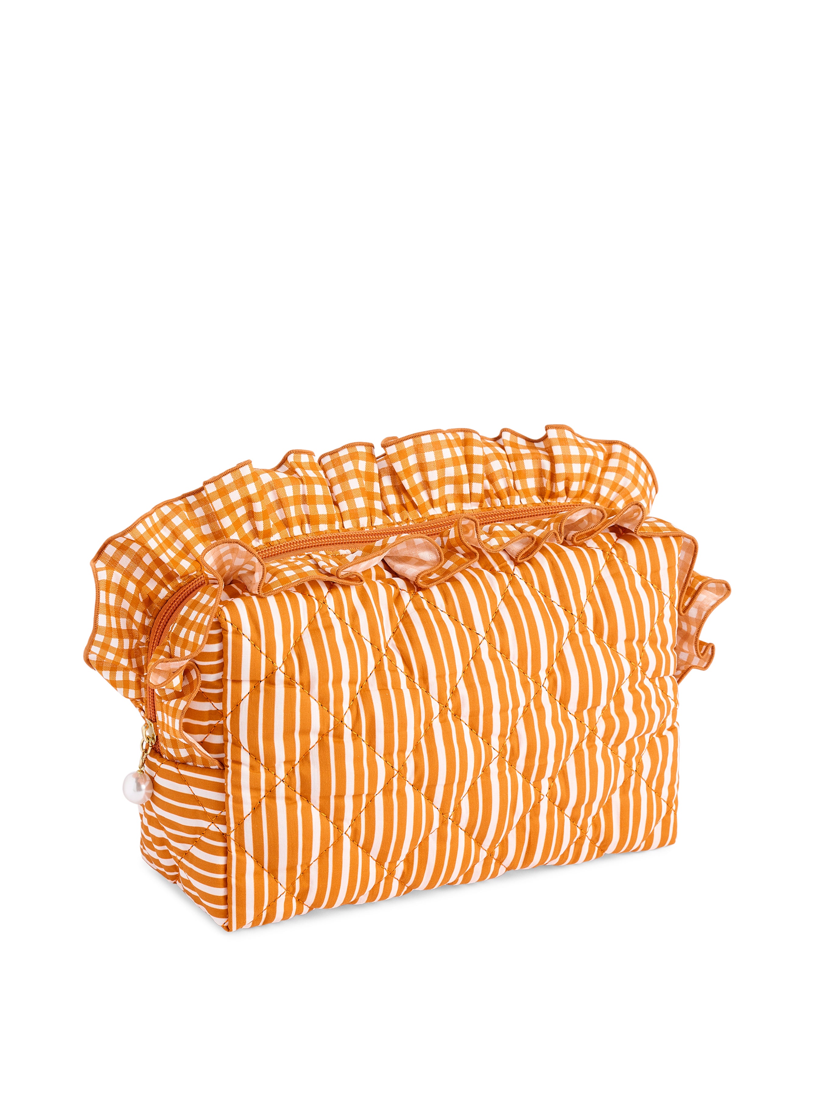 Shiraleah Lucy Large Zip Pouch BURNT ORANGE / OS