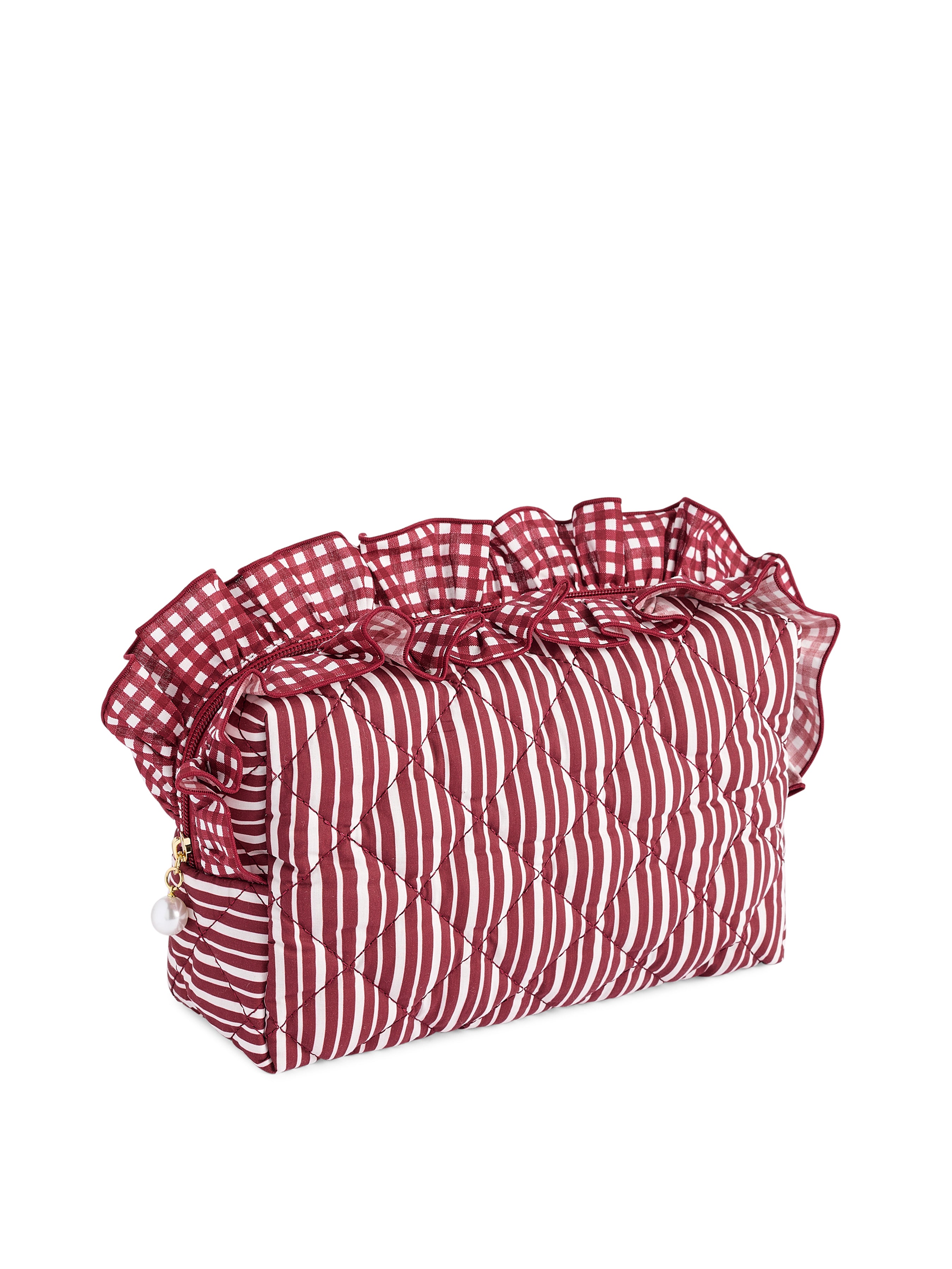 Shiraleah Lucy Large Zip Pouch MAROON / OS
