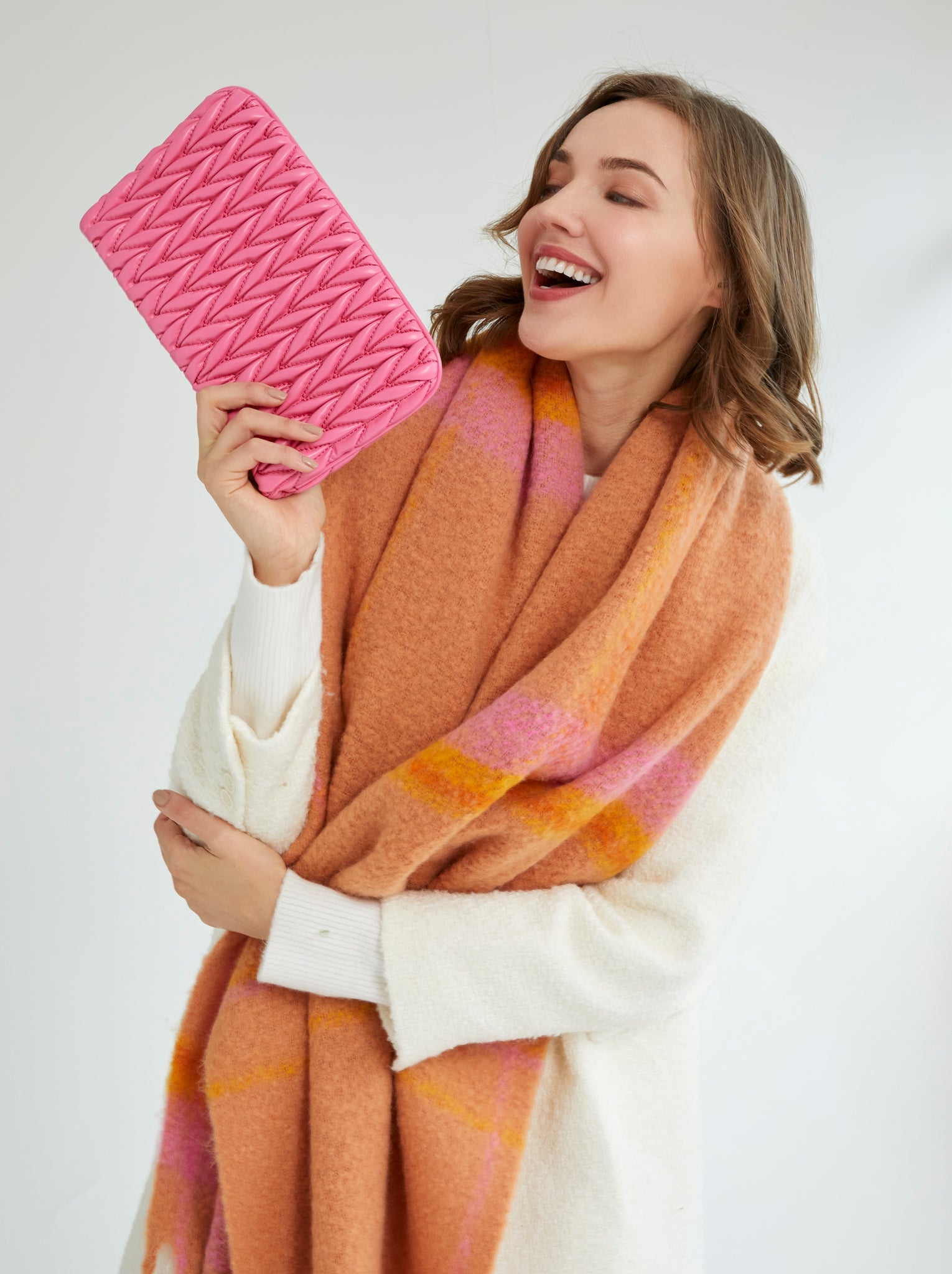 Shiraleah Jody Zip Pouch PINK