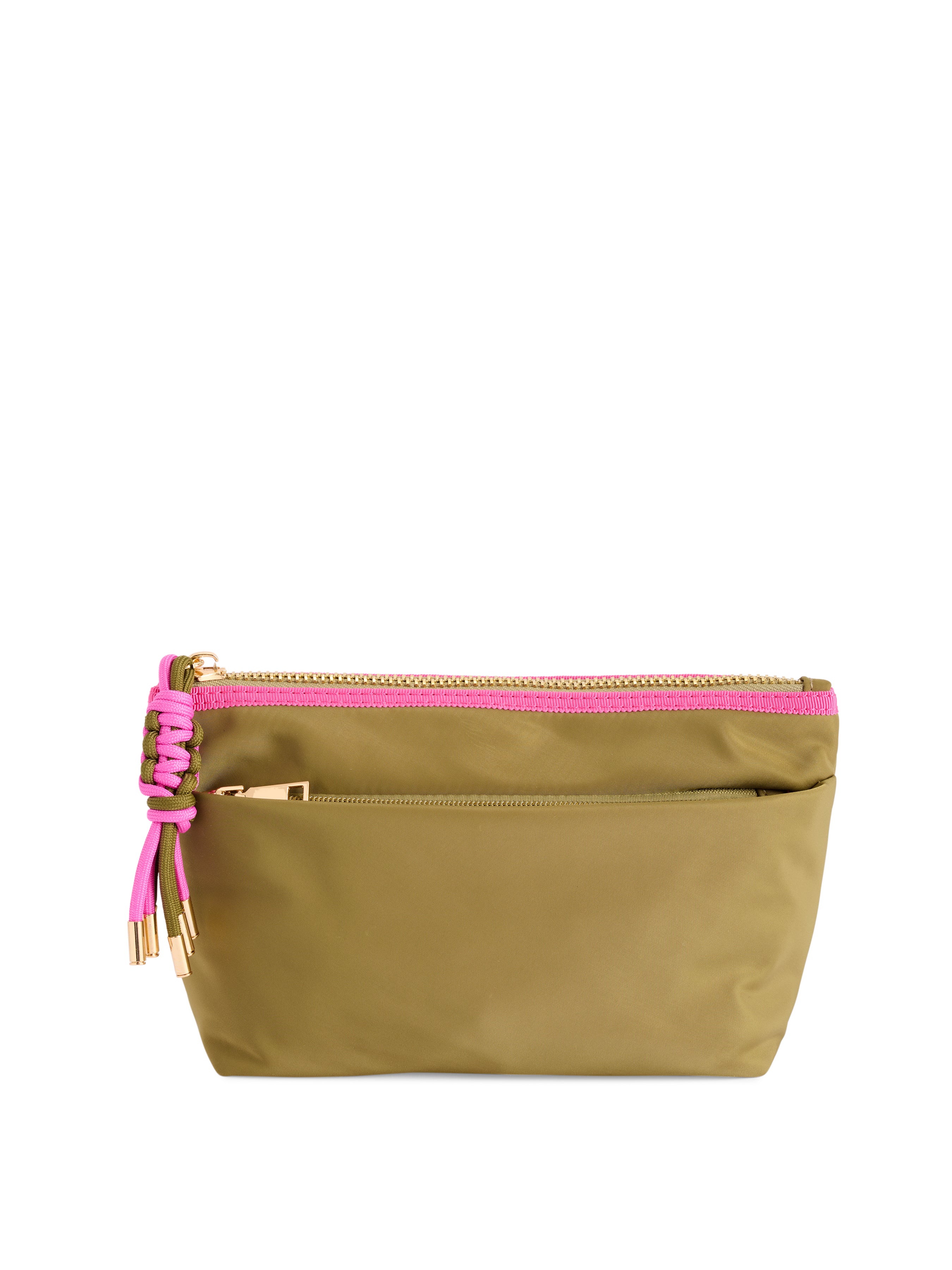 Shiraleah Jet Zip Pouch OLIVE