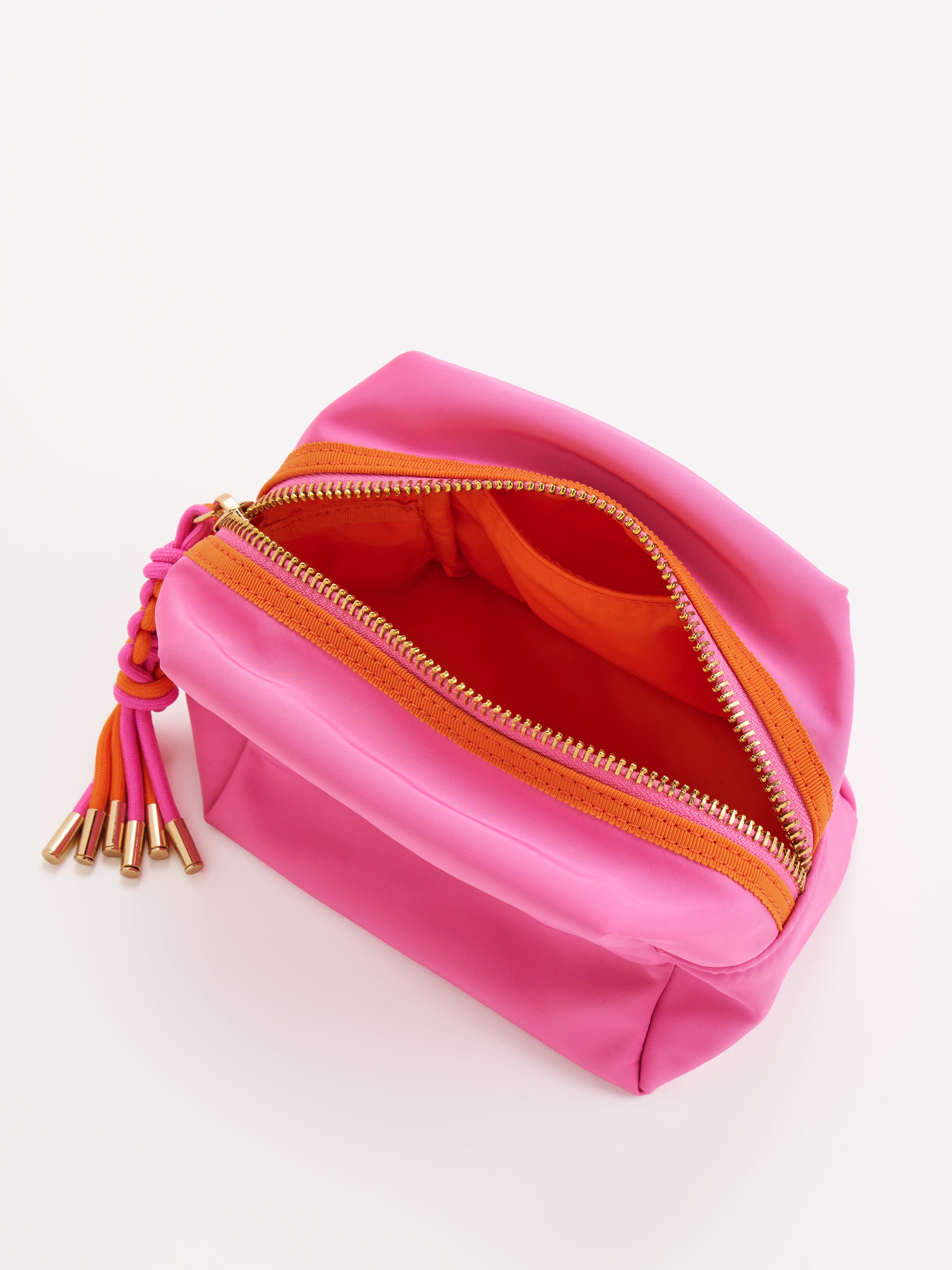 Shiraleah Jet Small Boxy Zip Pouch PINK / OS