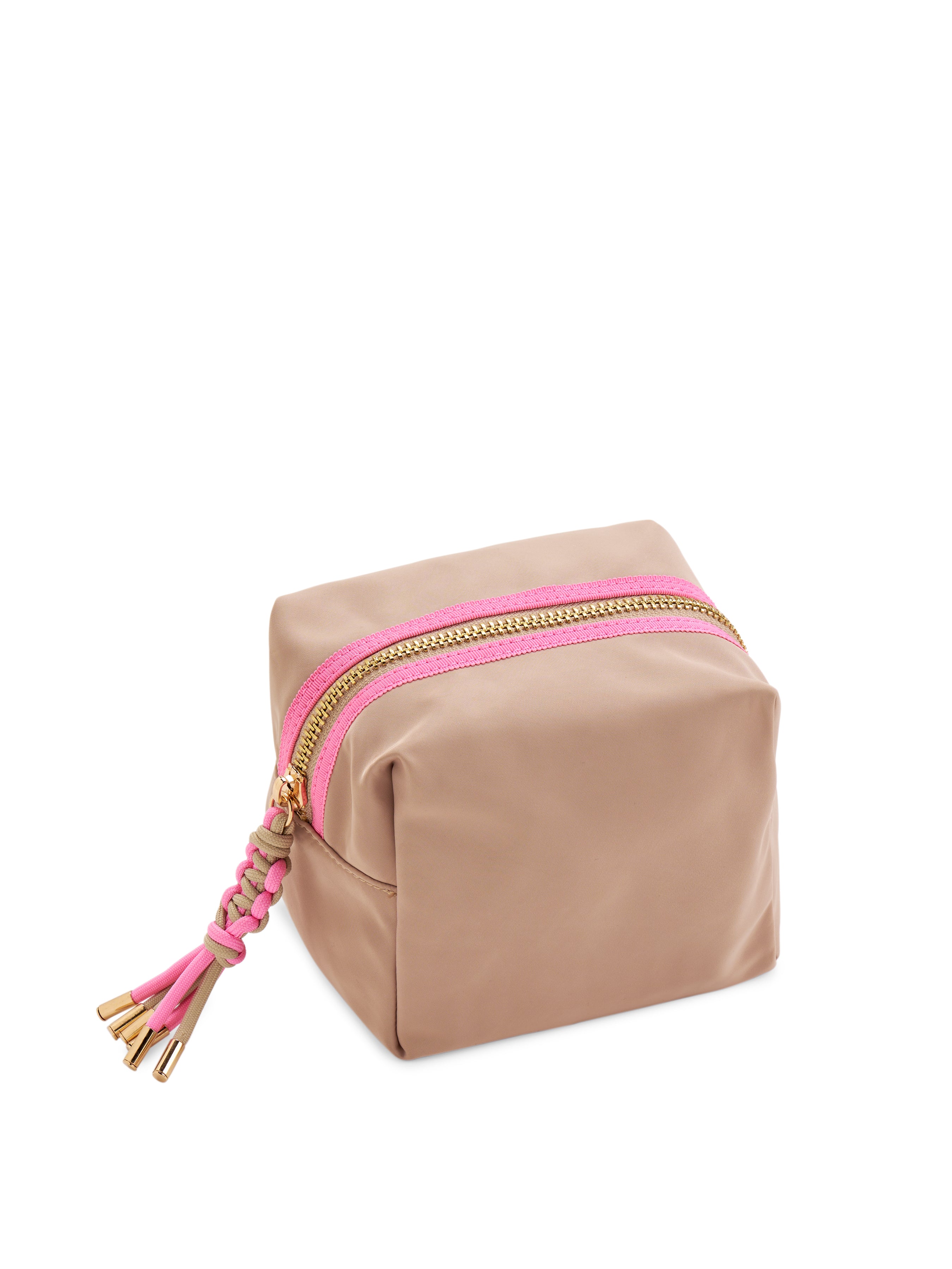 Shiraleah Jet Small Boxy Zip Pouch TAN / OS