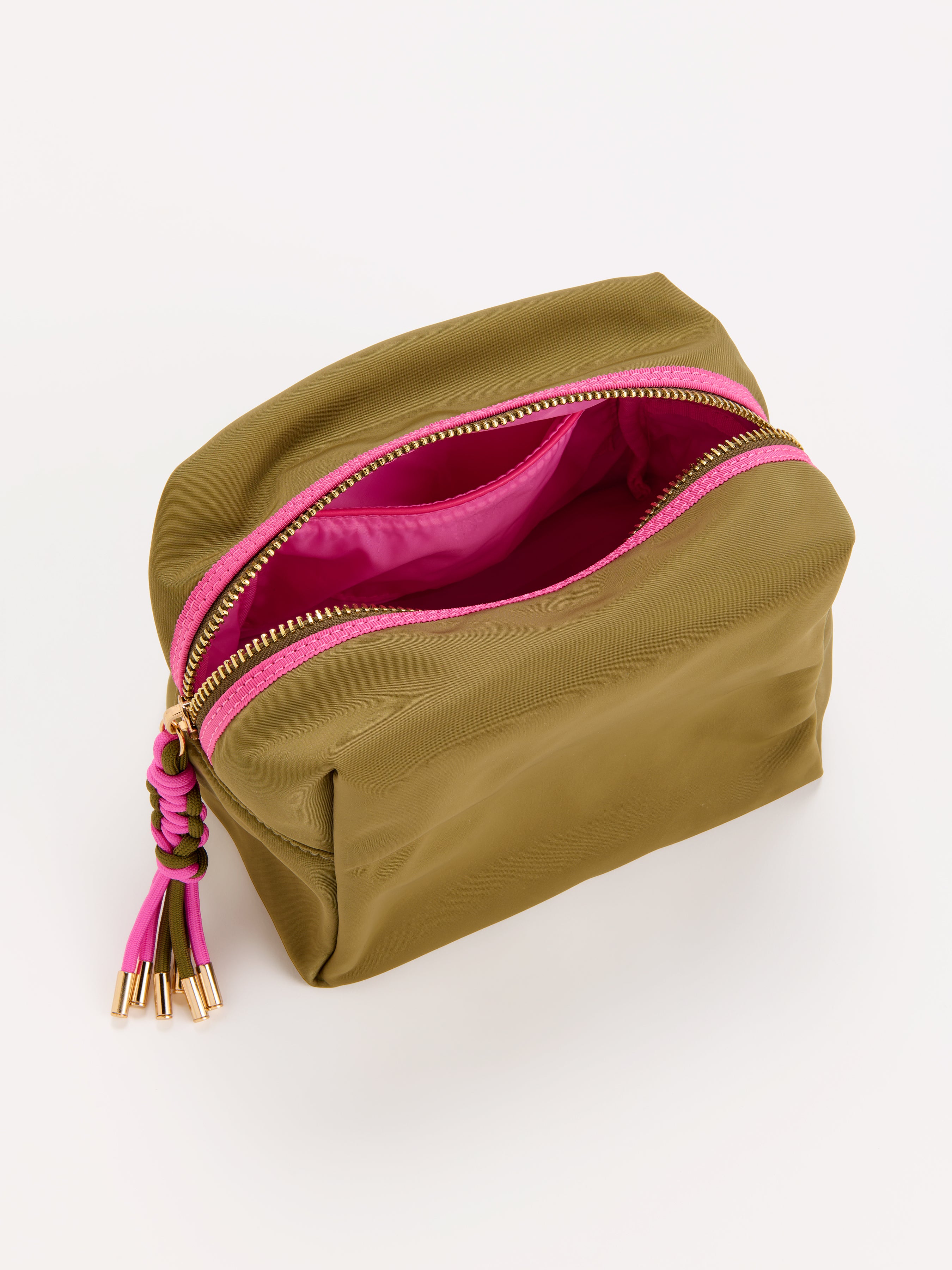 Shiraleah Jet Large Boxy Zip Pouch OLIVE / OS