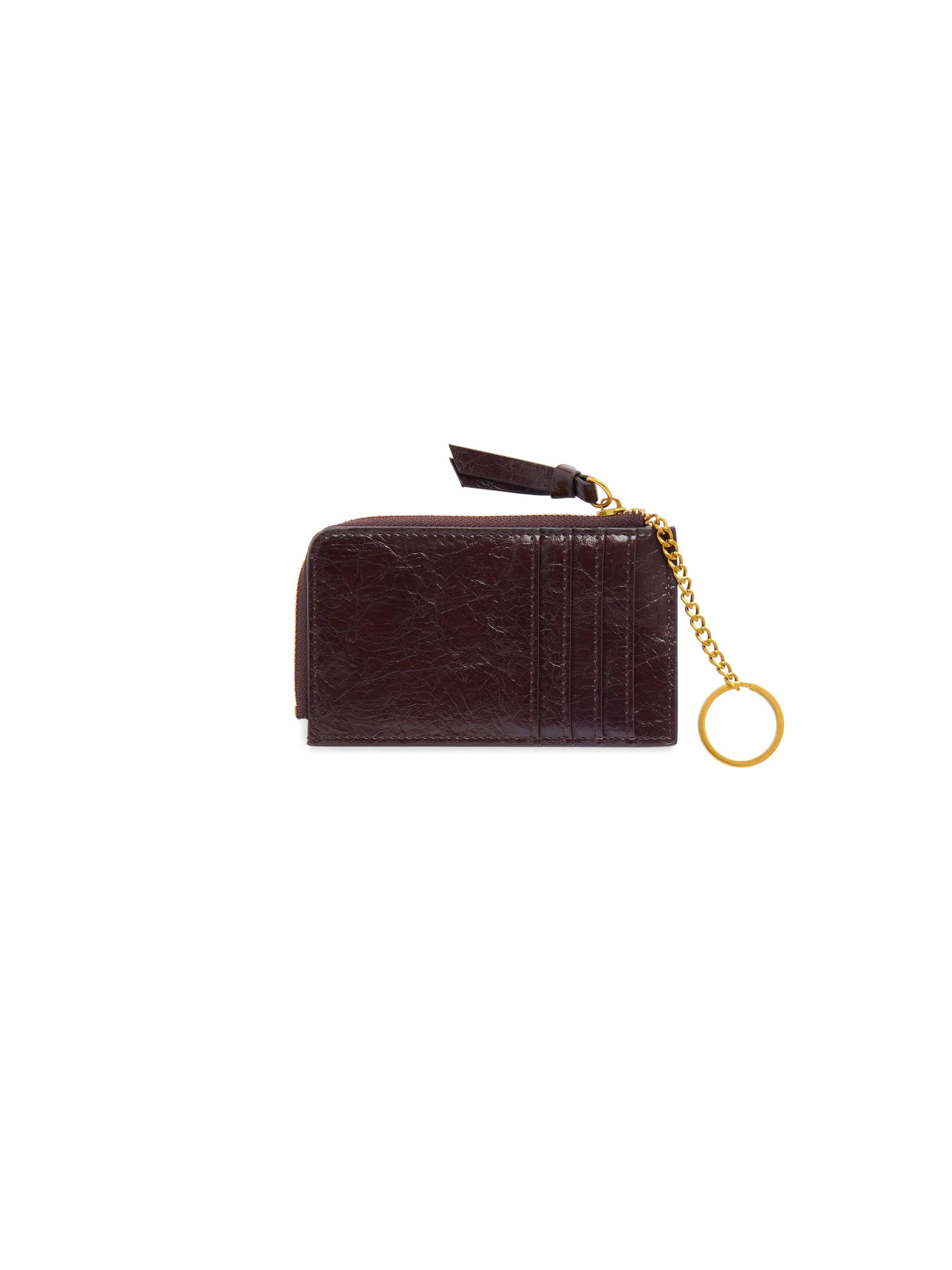 Shiraleah Lennon Card Case/Key Ring CHOCOLATE / OS